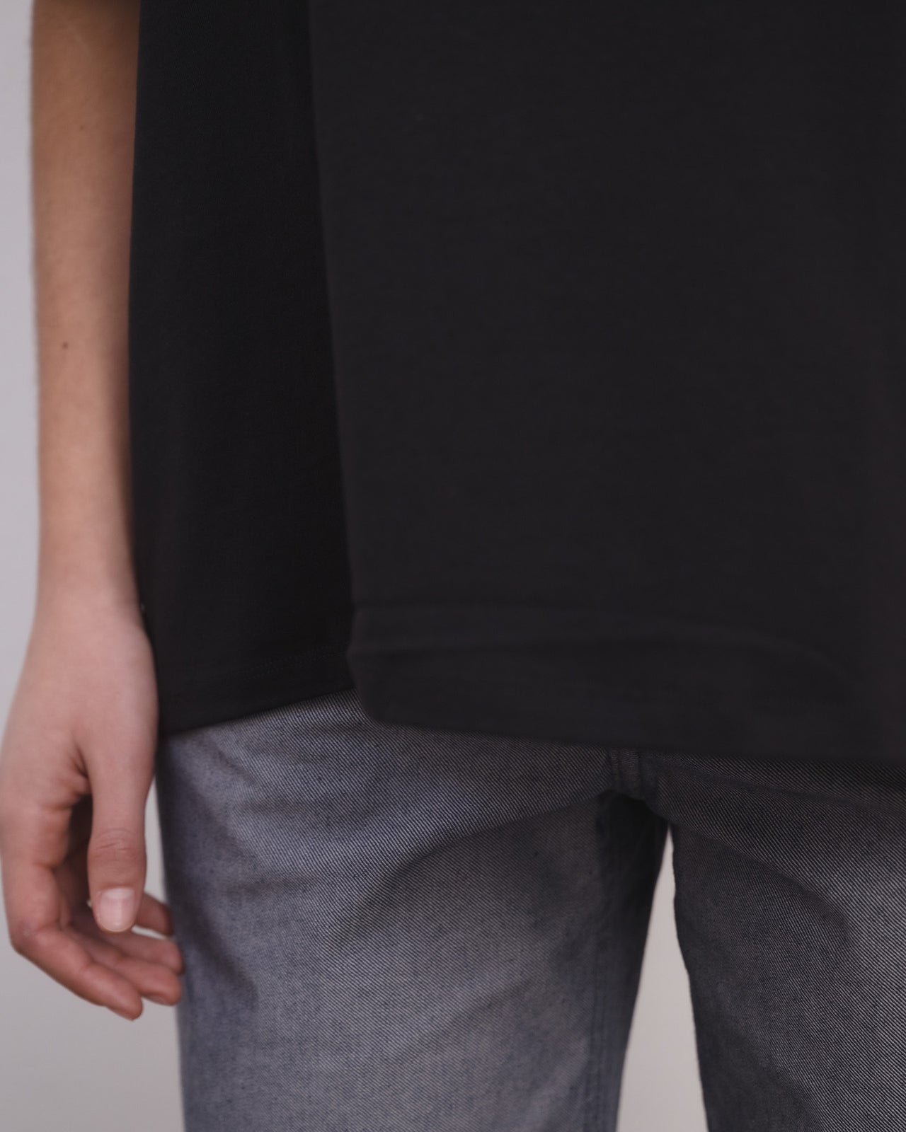 Cycle Tee Shirt - Regenerative Cotton Jersey - Black