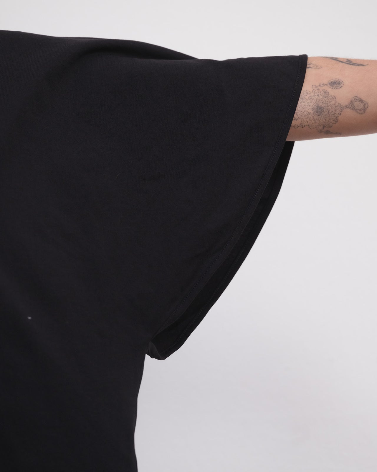 Cycle Tee Shirt - Regenerative Cotton Jersey - Black