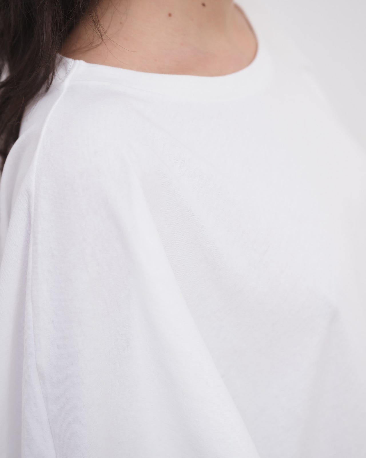 Cycle Tee Shirt - Regenerative Cotton Jersey - Off White