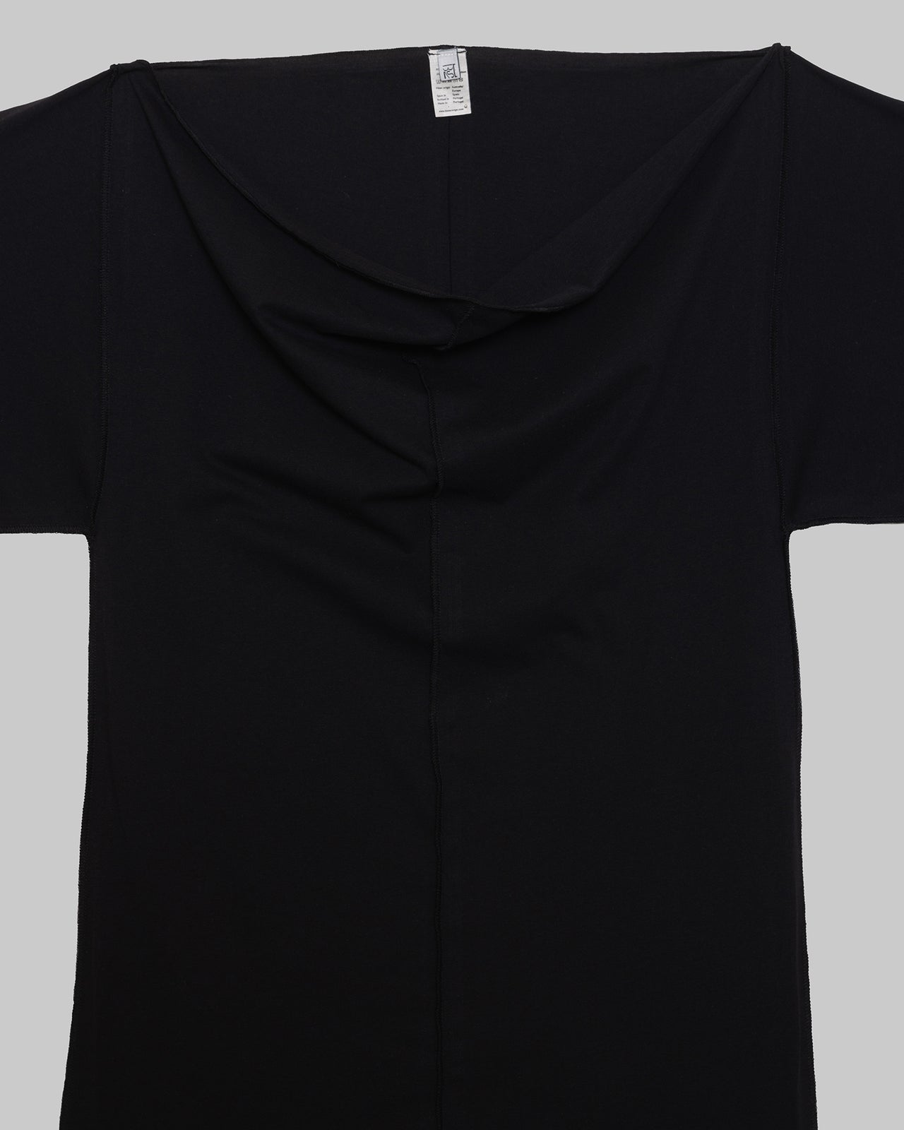 Daffa Long Sleeve Tee - Regenerative Cotton - Black