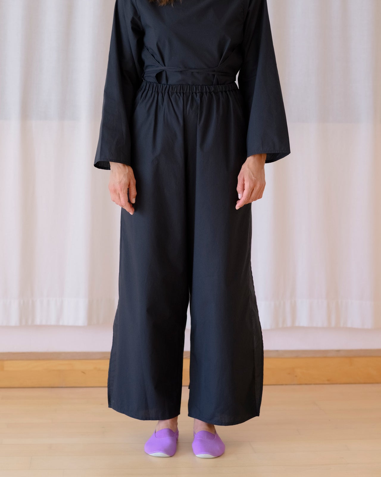 Decti Pants - Organic Cotton Poplin - Black