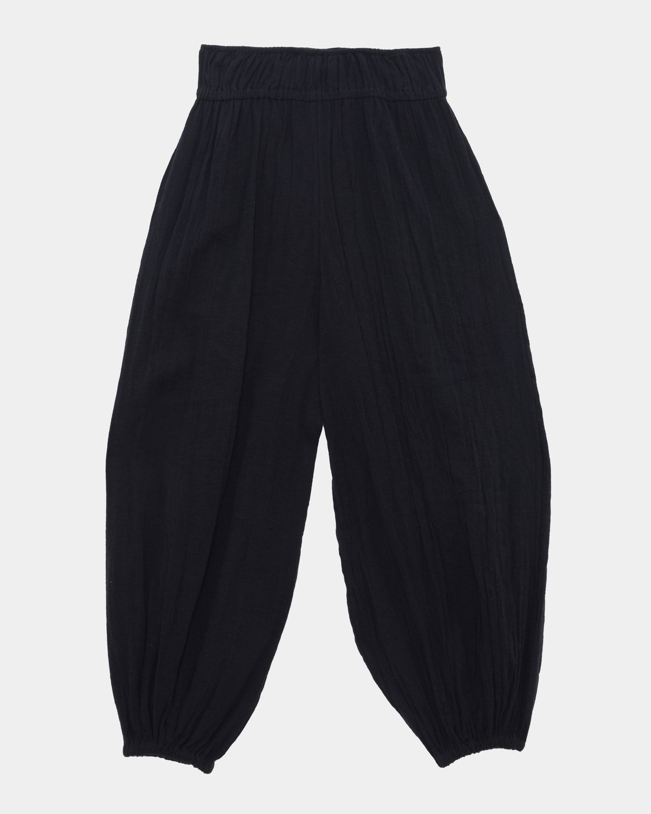 Diph Pants - Crinkle Linen - Black