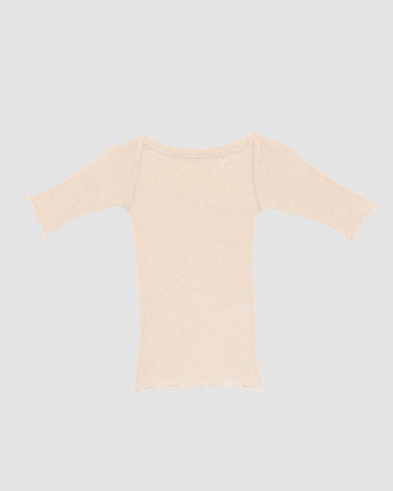 Disc Tee Shirt - Cotton Hemp Rib - Undyed