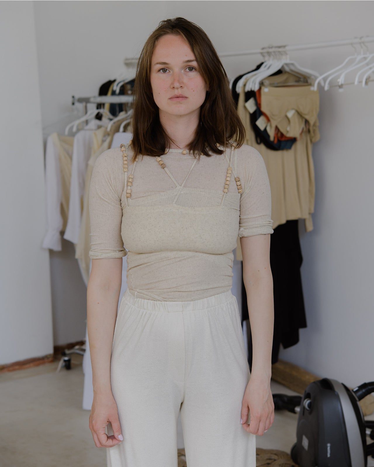 Domond Pants - Wild Silk Jersey - Undyed