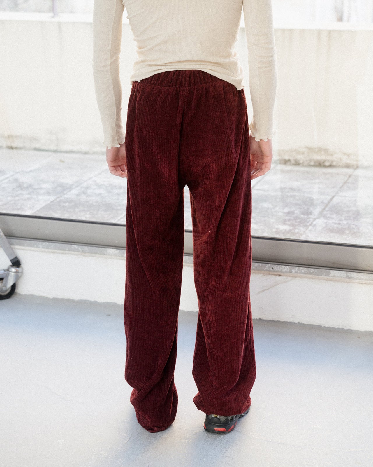 Douglas Pants - Organic Cotton Terry - Aster Brown Red