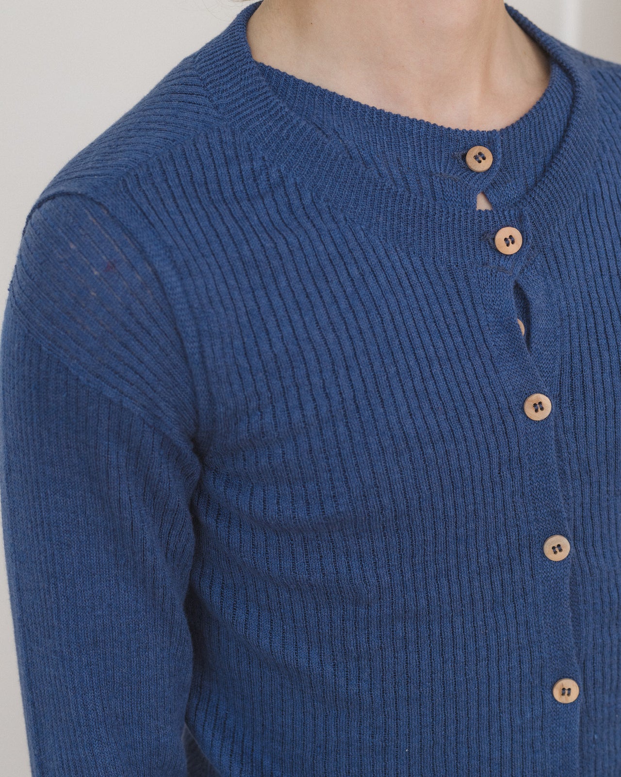 Drip Top - Linen - Mez Blue
