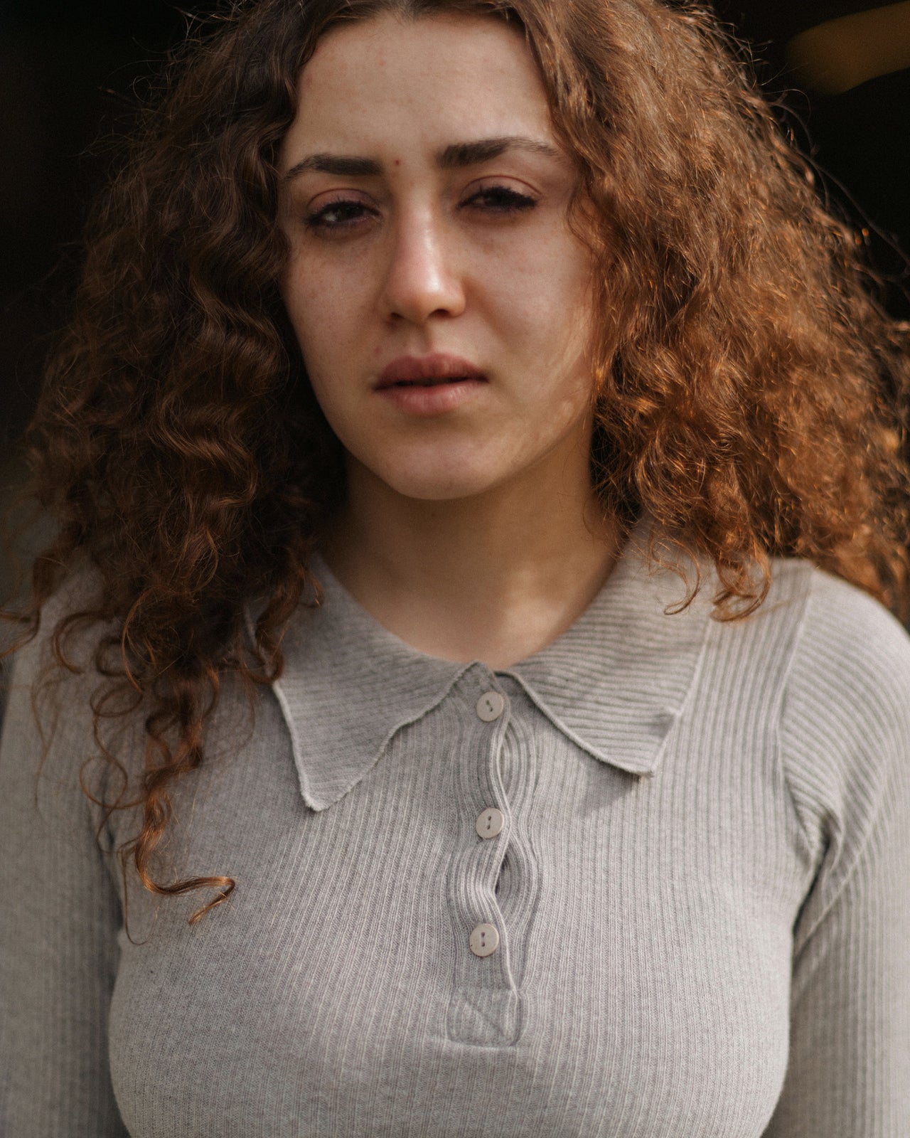 Dual Long Sleeve Tee - Recycled Cotton Rib - Grey Melange