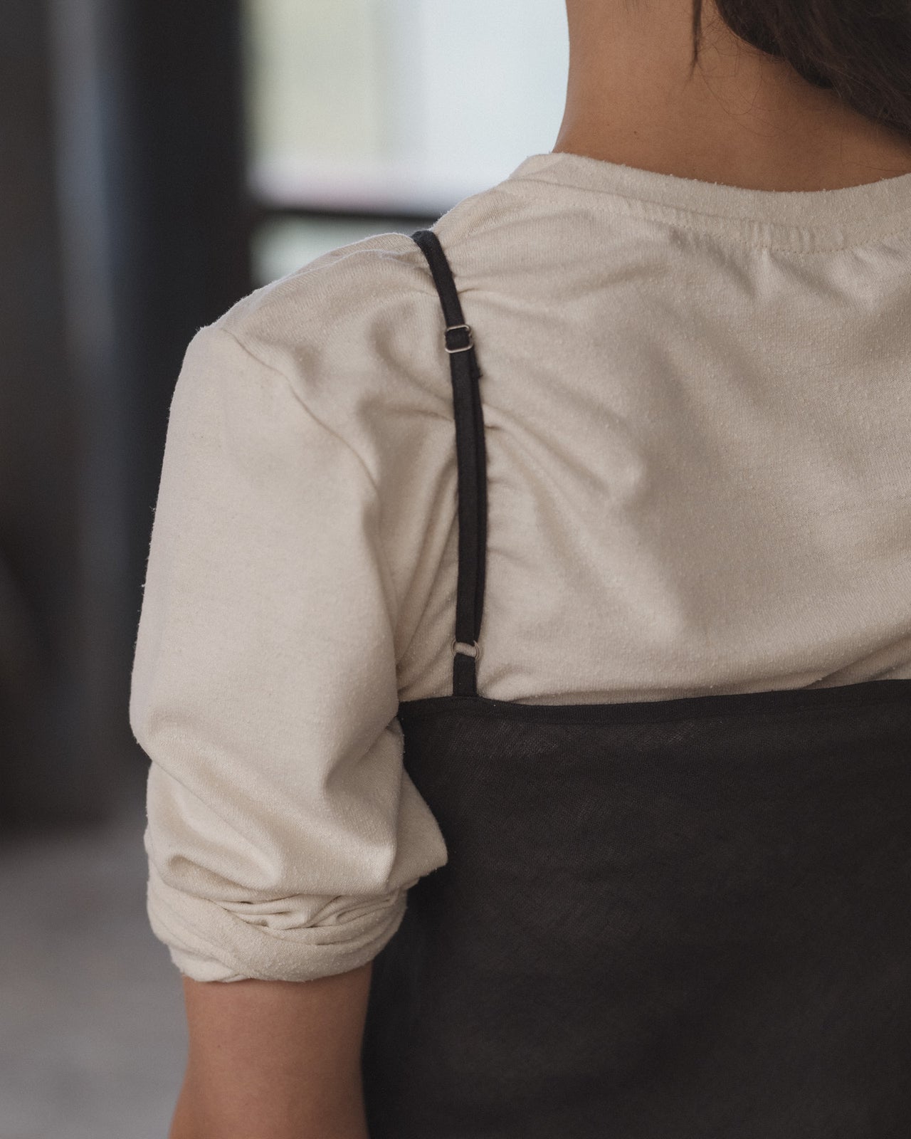 Dydine Dress - Sheer Linen - Black