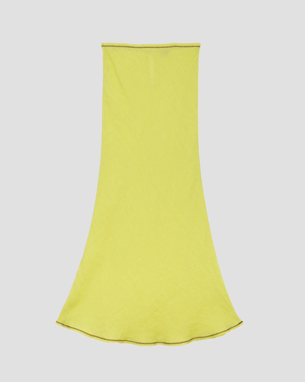 Dydine Fitted Skirt - Sheer Linen - Lime