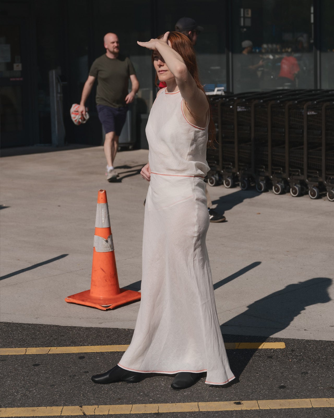 Dydine Fitted Skirt - Sheer linen - Undyed