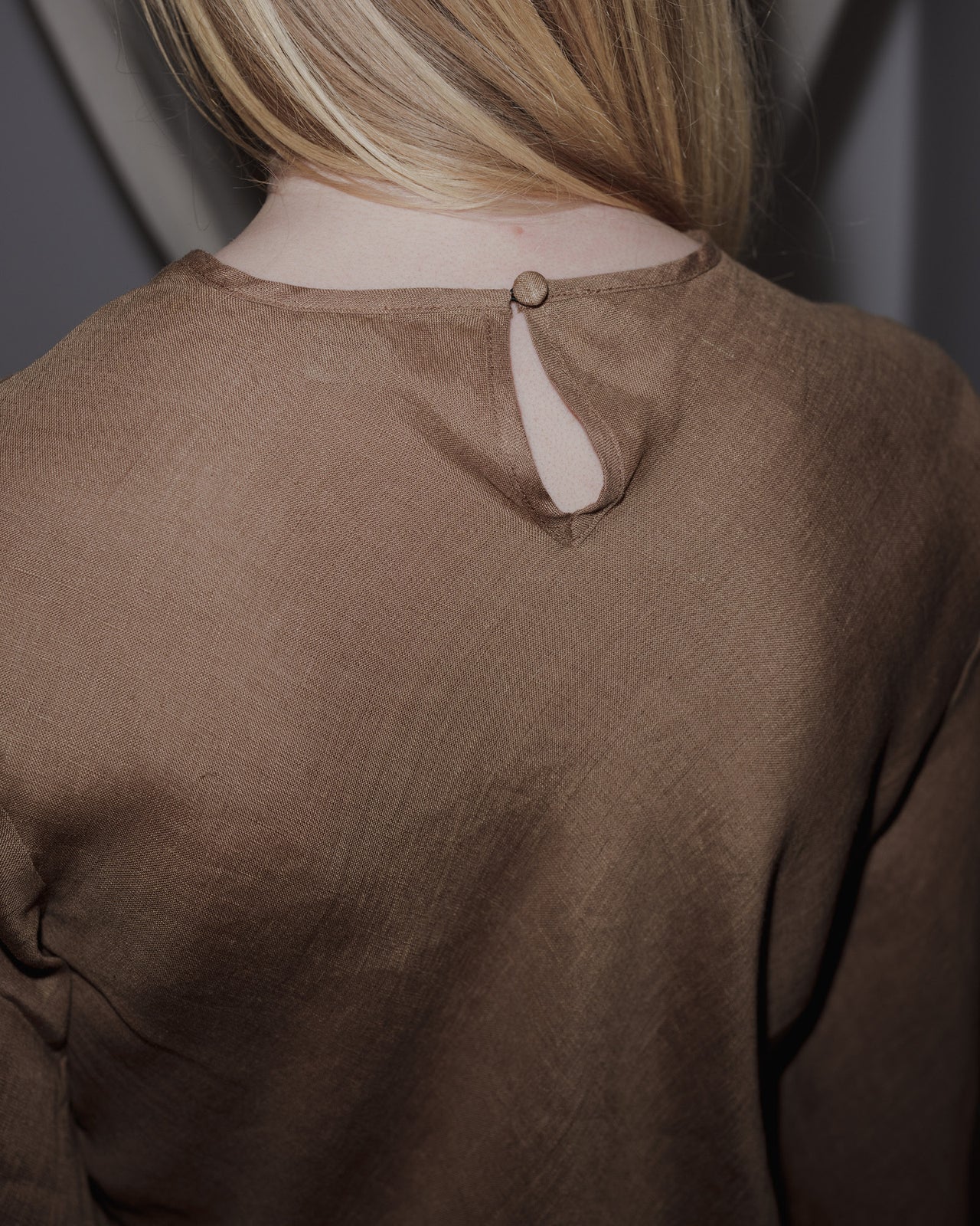 Dydine Longsleeve Dress - Sheer Linen - Ocular - AU23