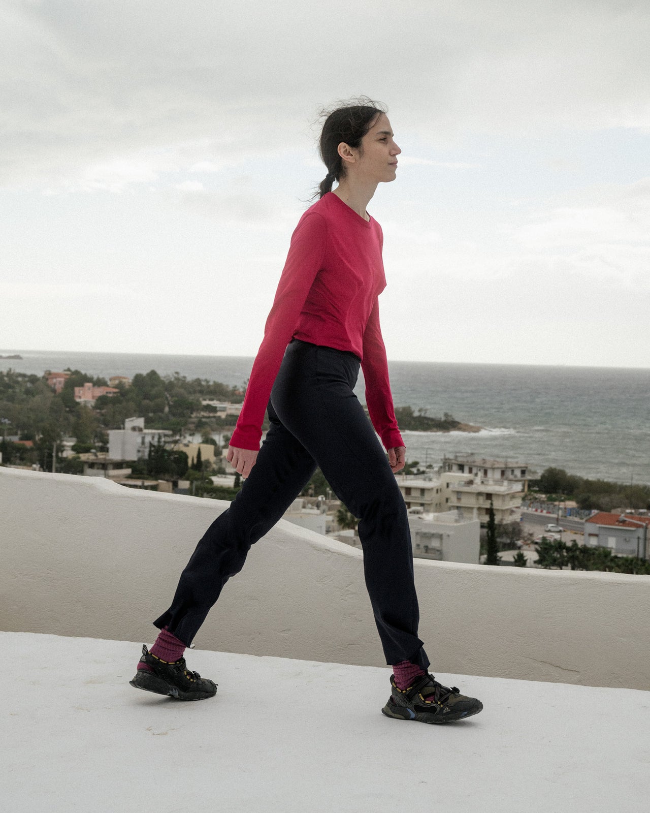 Dydine Pants - Ecovero Satin - Blue Black