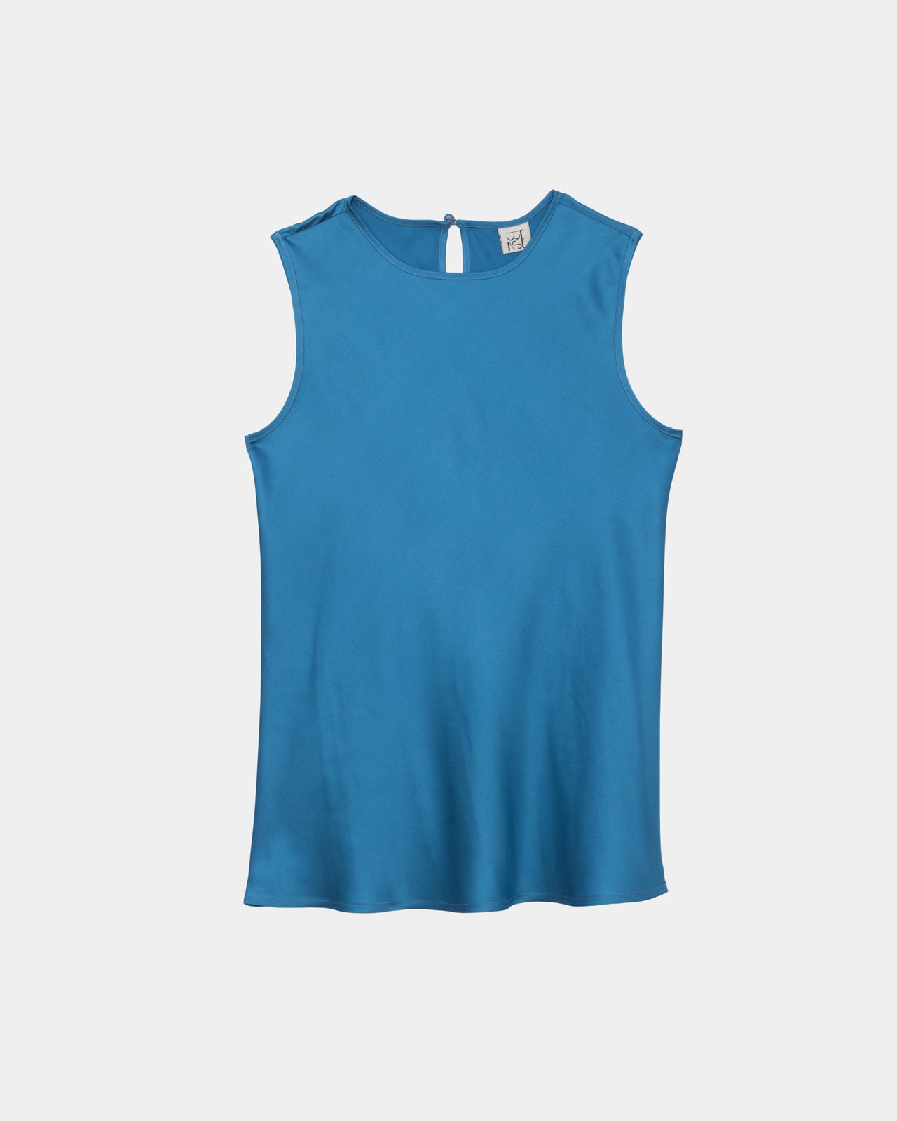 Dydine Tank Top - Ecovero Satin - Ora Blue