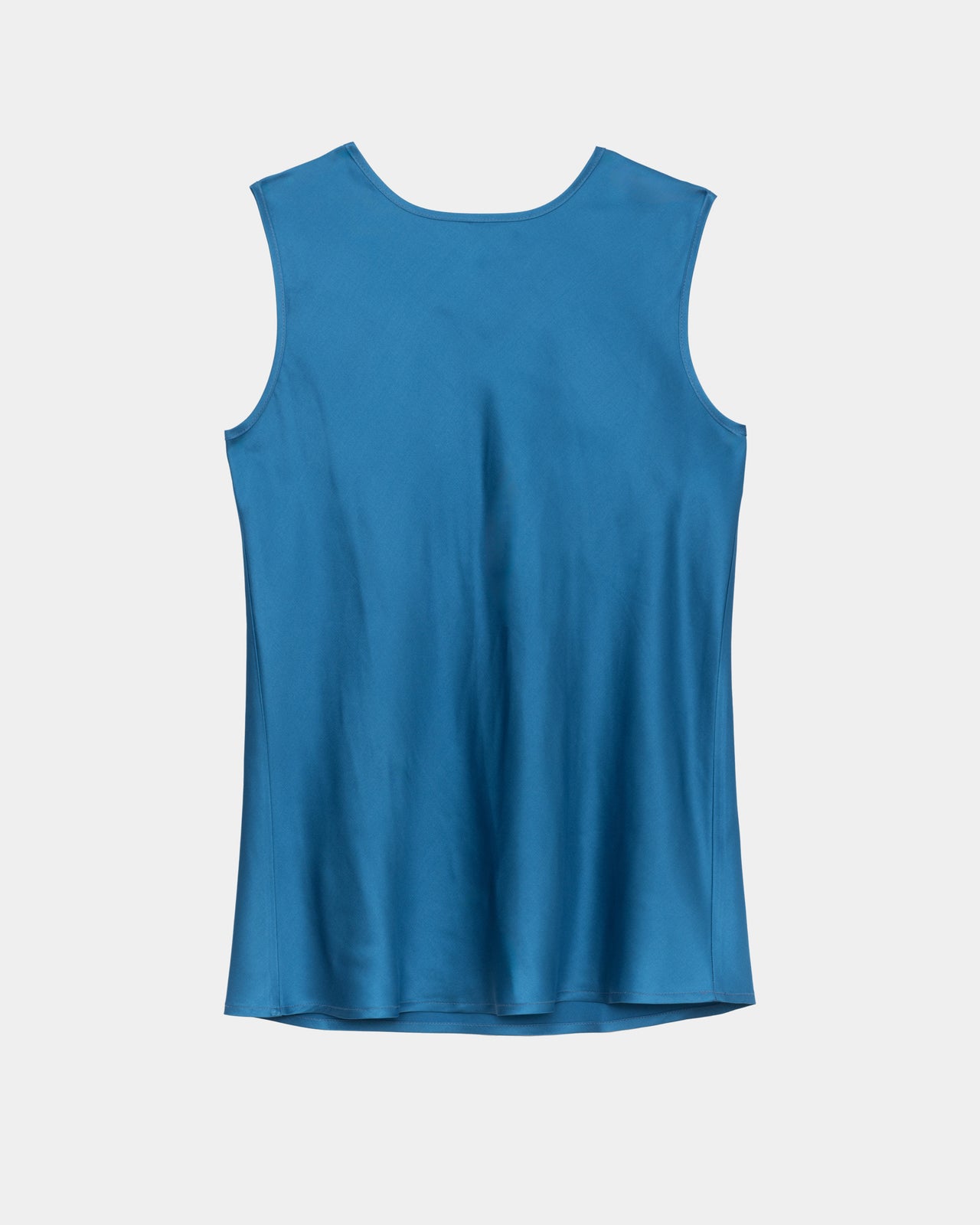 Dydine Tank Top - Ecovero Satin - Ora Blue
