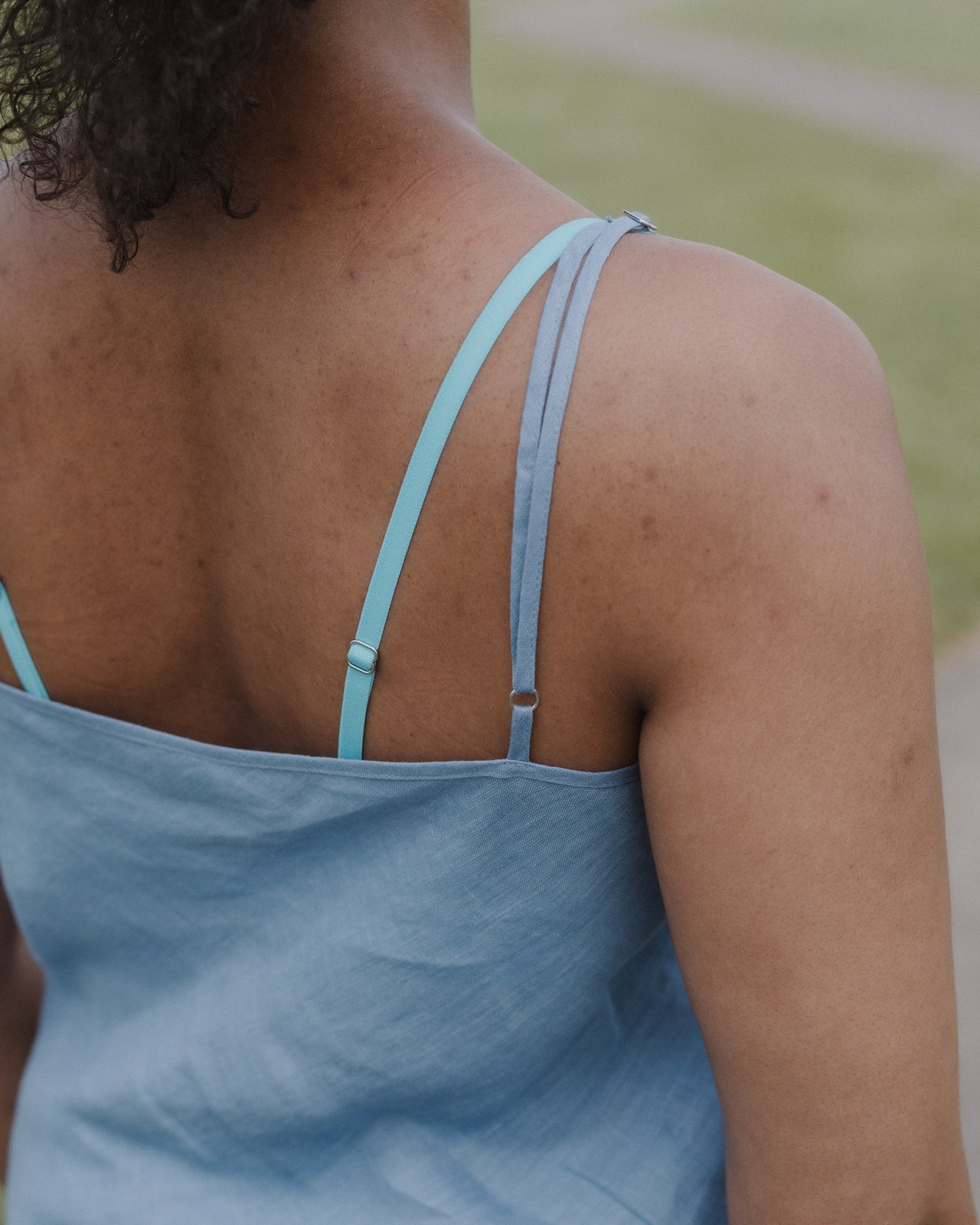 Dydine Top - Fine Linen - Truss Blue