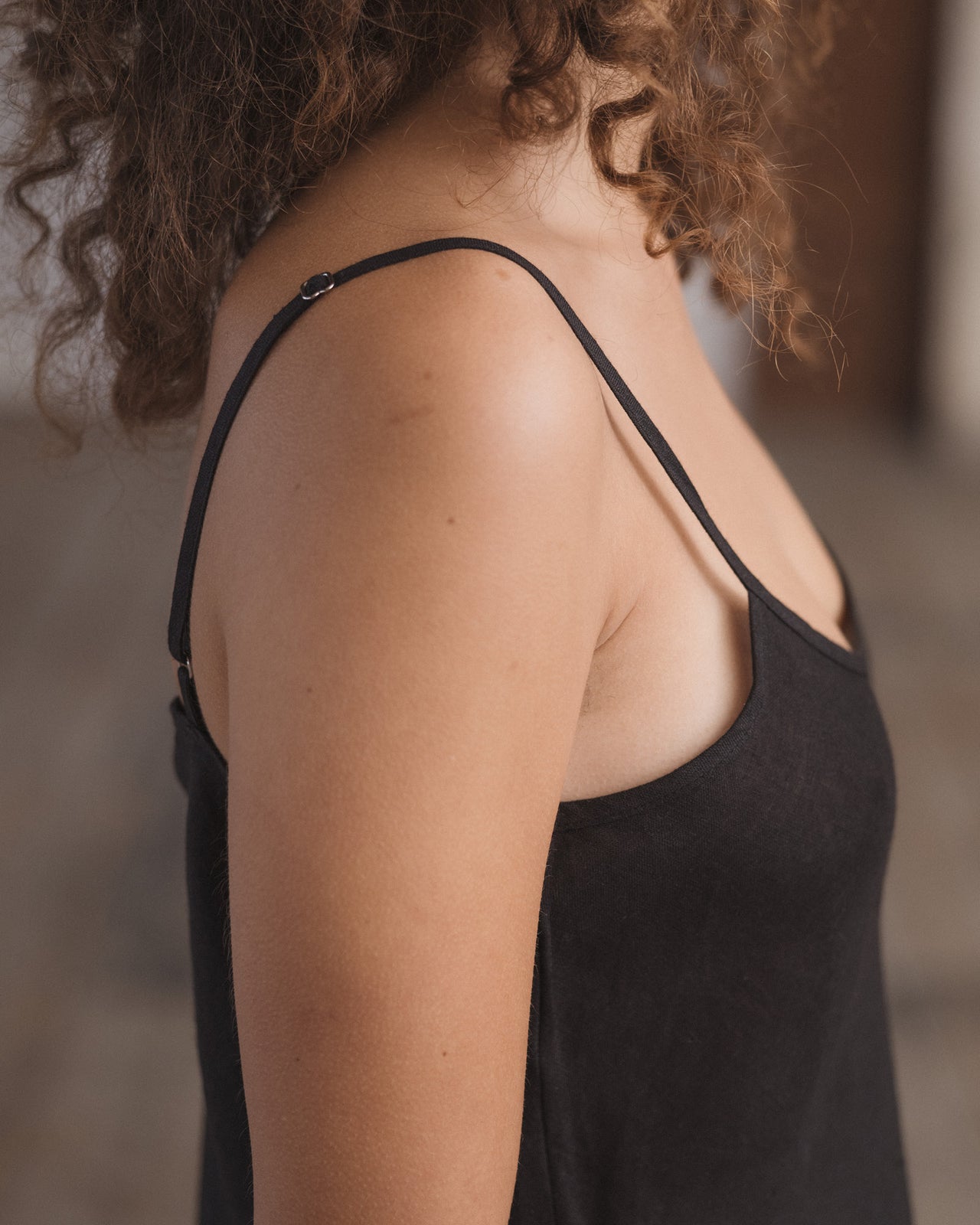 Dydine Top - Sheer Linen - Black