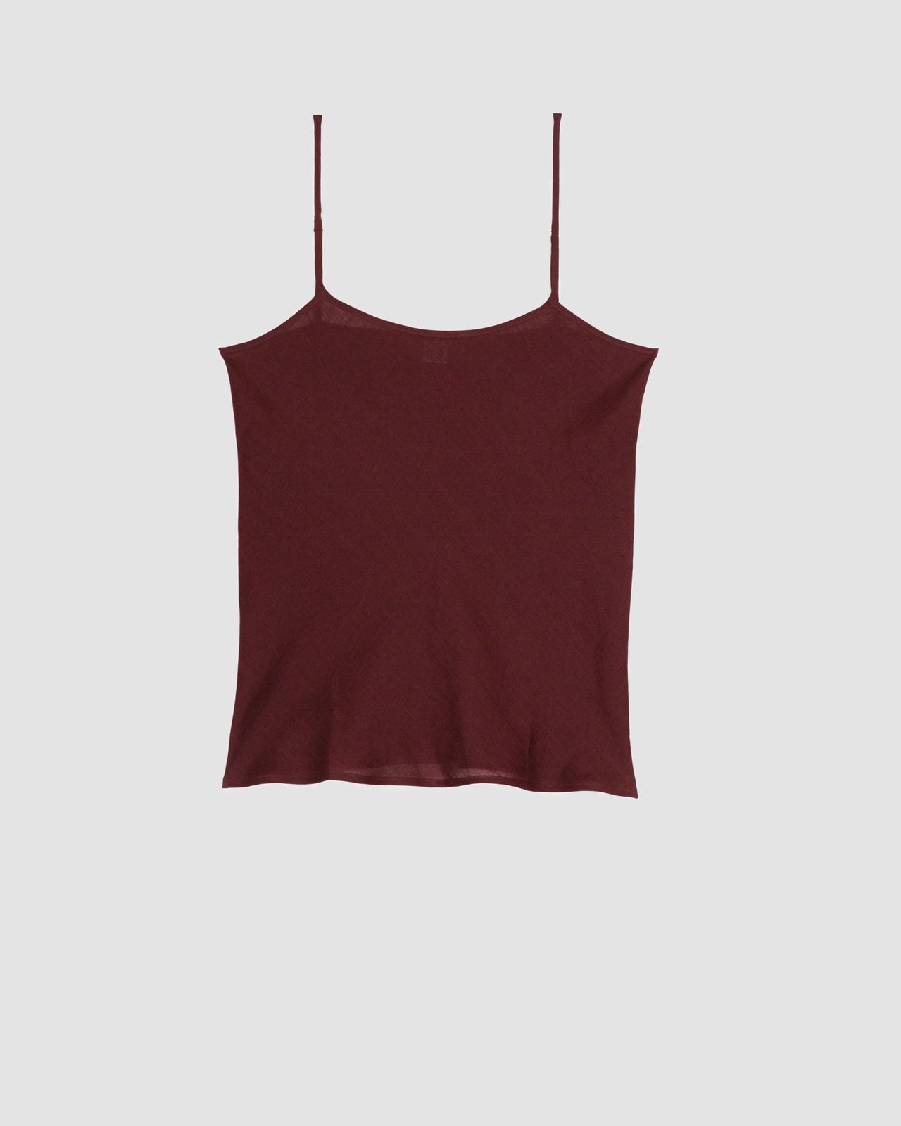 Dydine Top - Fine Linen - Stome Burgundy