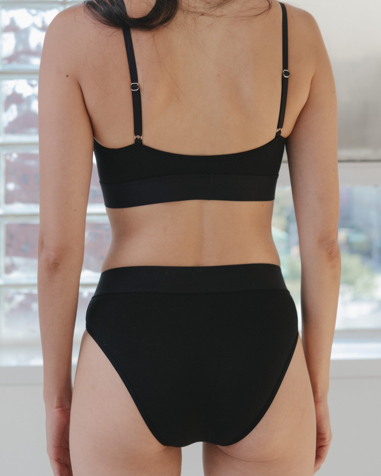 Elastic Bell Pants - Bamboo Lyocell - Black