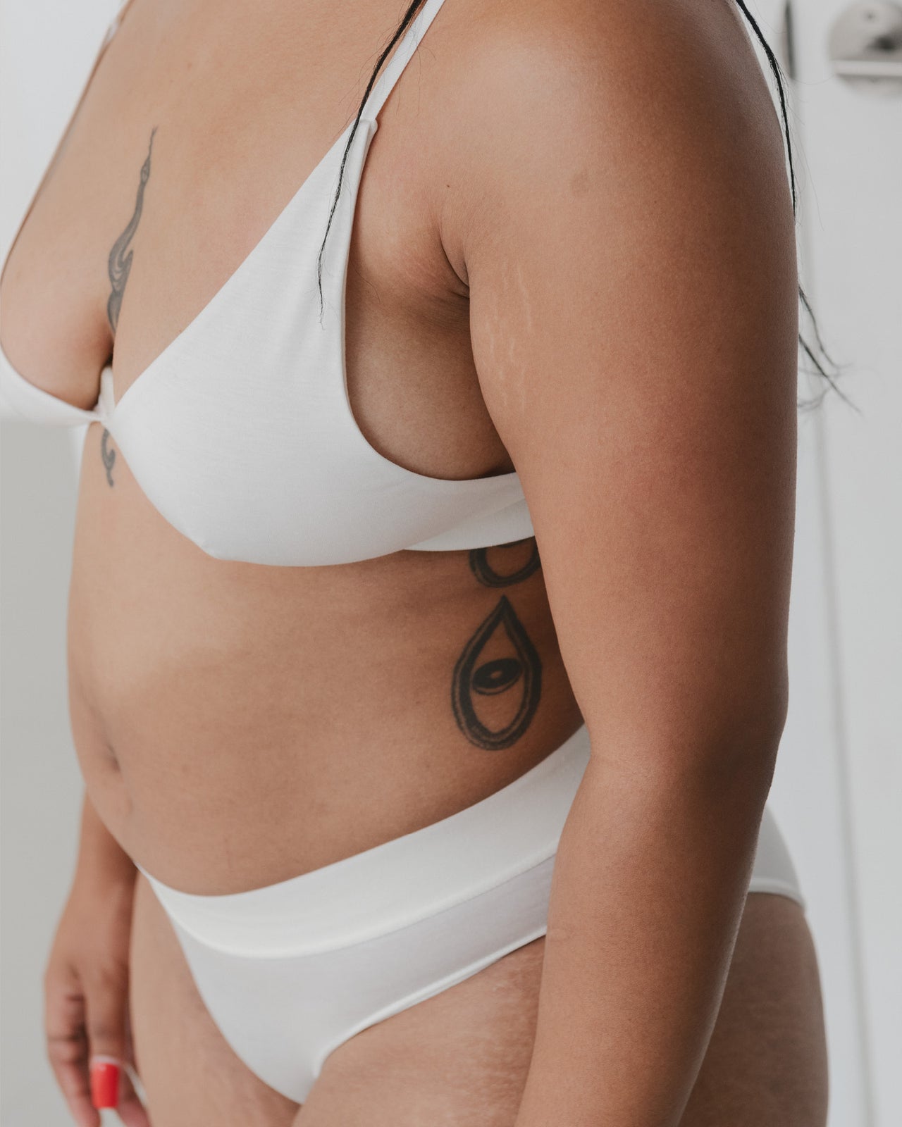 Elastic Bell Pants - Bamboo Lyocell - Undyed