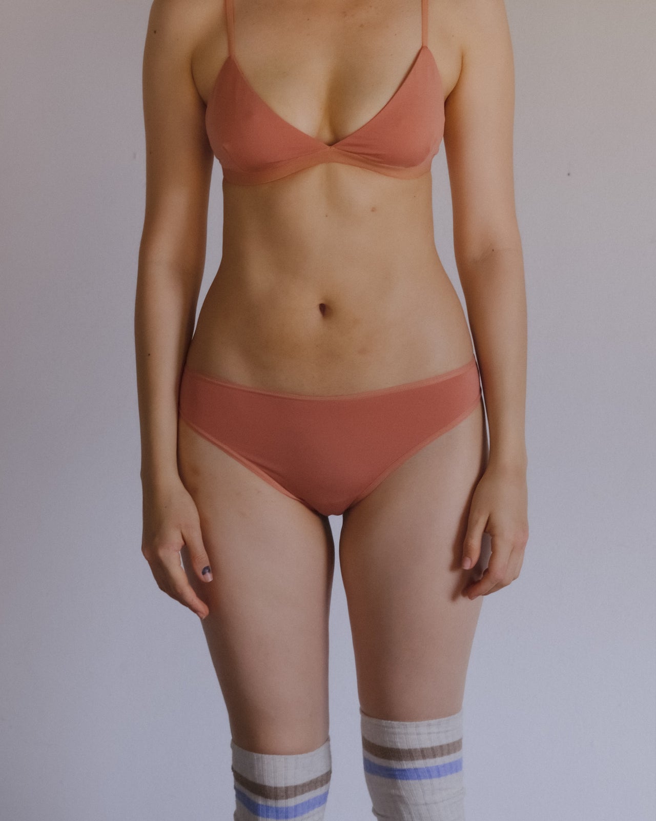 Enna Thong - Bamboo Lyocell - Branch Terracotta