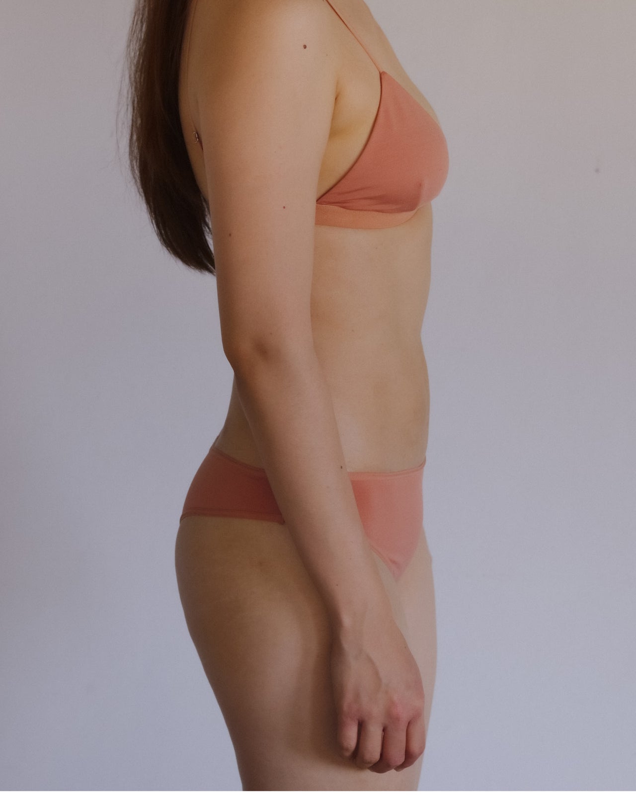 Enna Thong - Bamboo Lyocell - Branch Terracotta