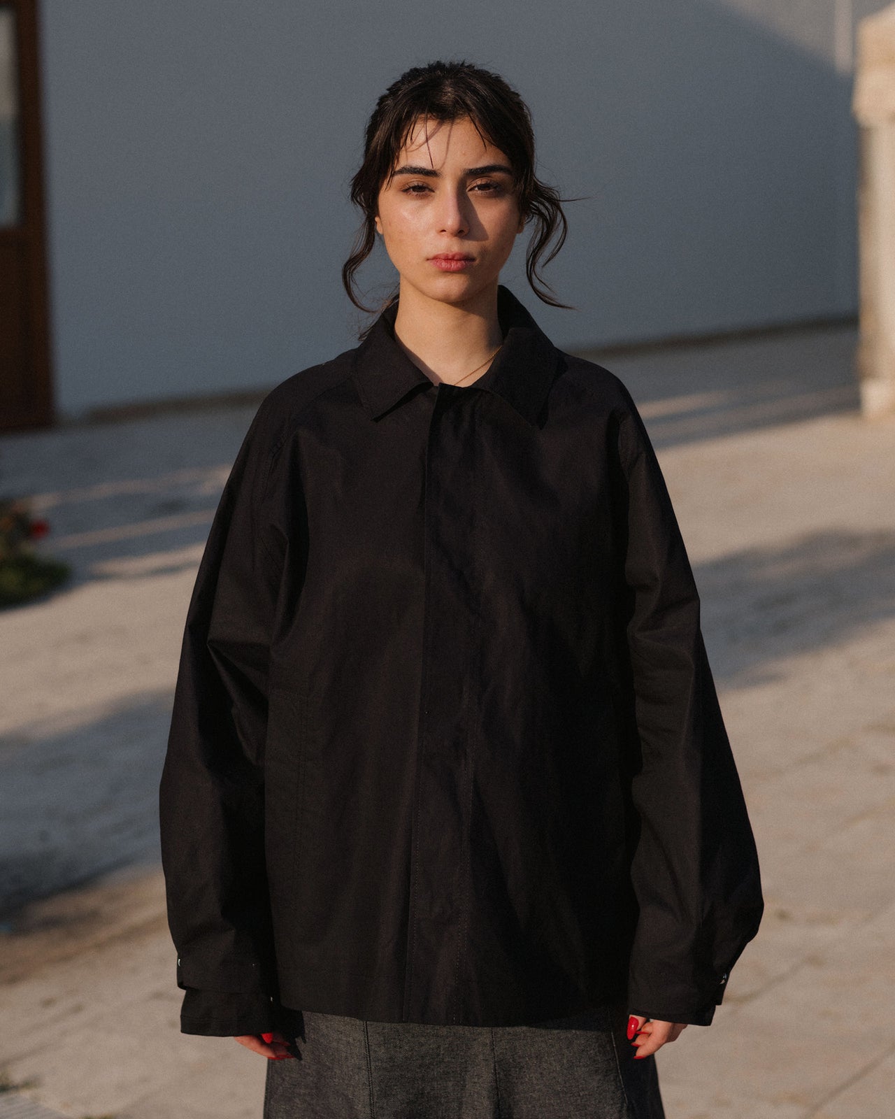 Even Jacket - Waxed Cotton - Black