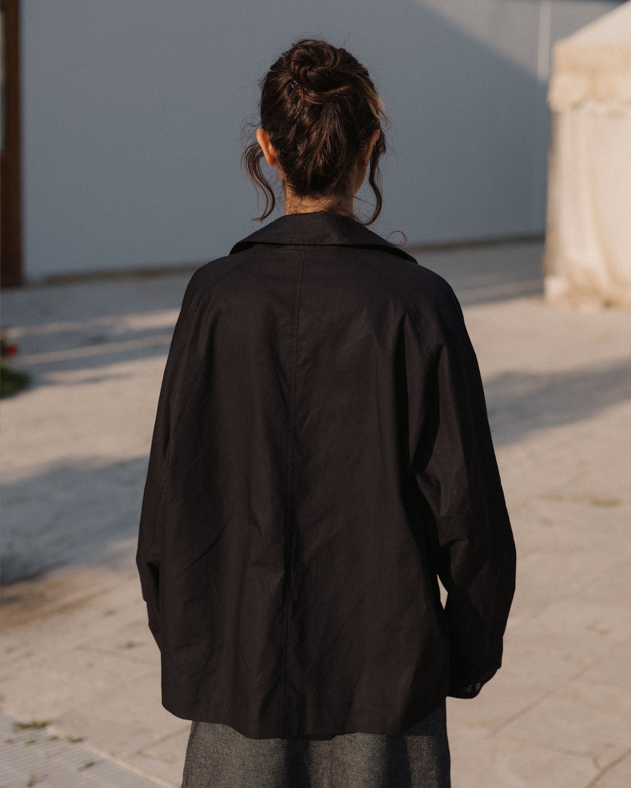 Even Jacket - Waxed Cotton - Black