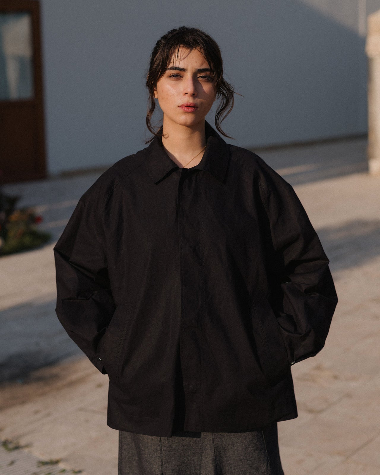 Even Jacket - Waxed Cotton - Black