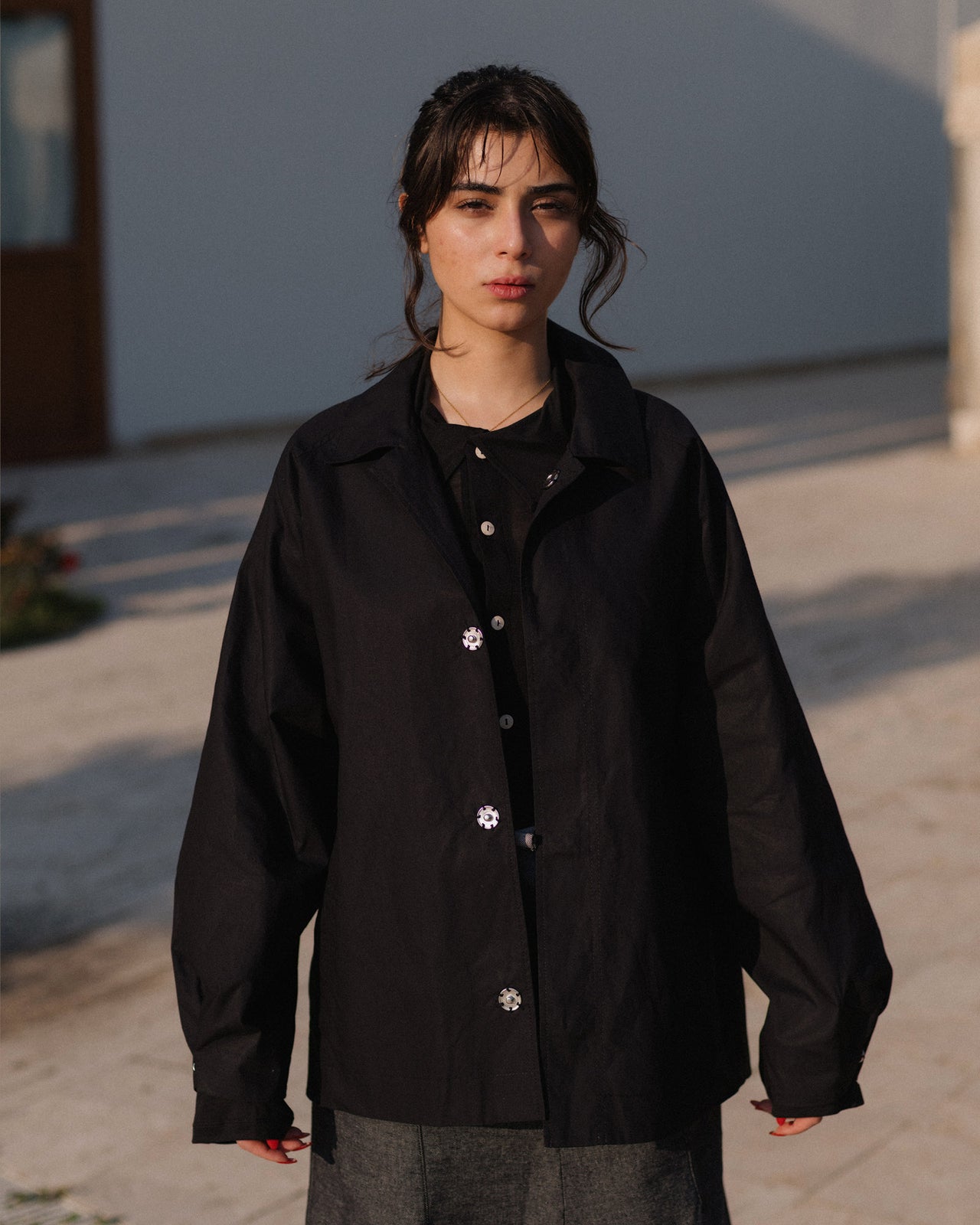 Even Jacket - Waxed Cotton - Black