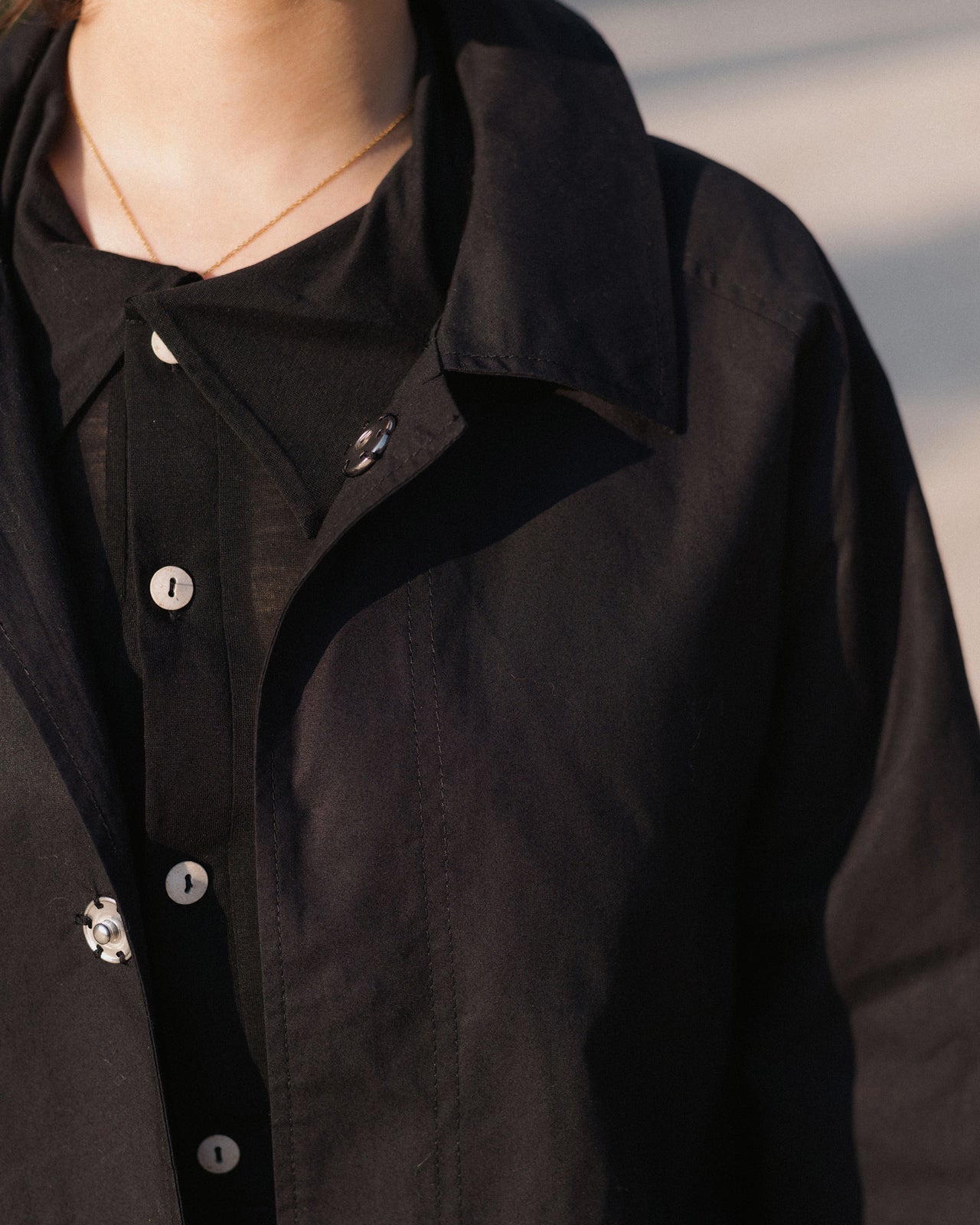 Even Jacket - Waxed Cotton - Black