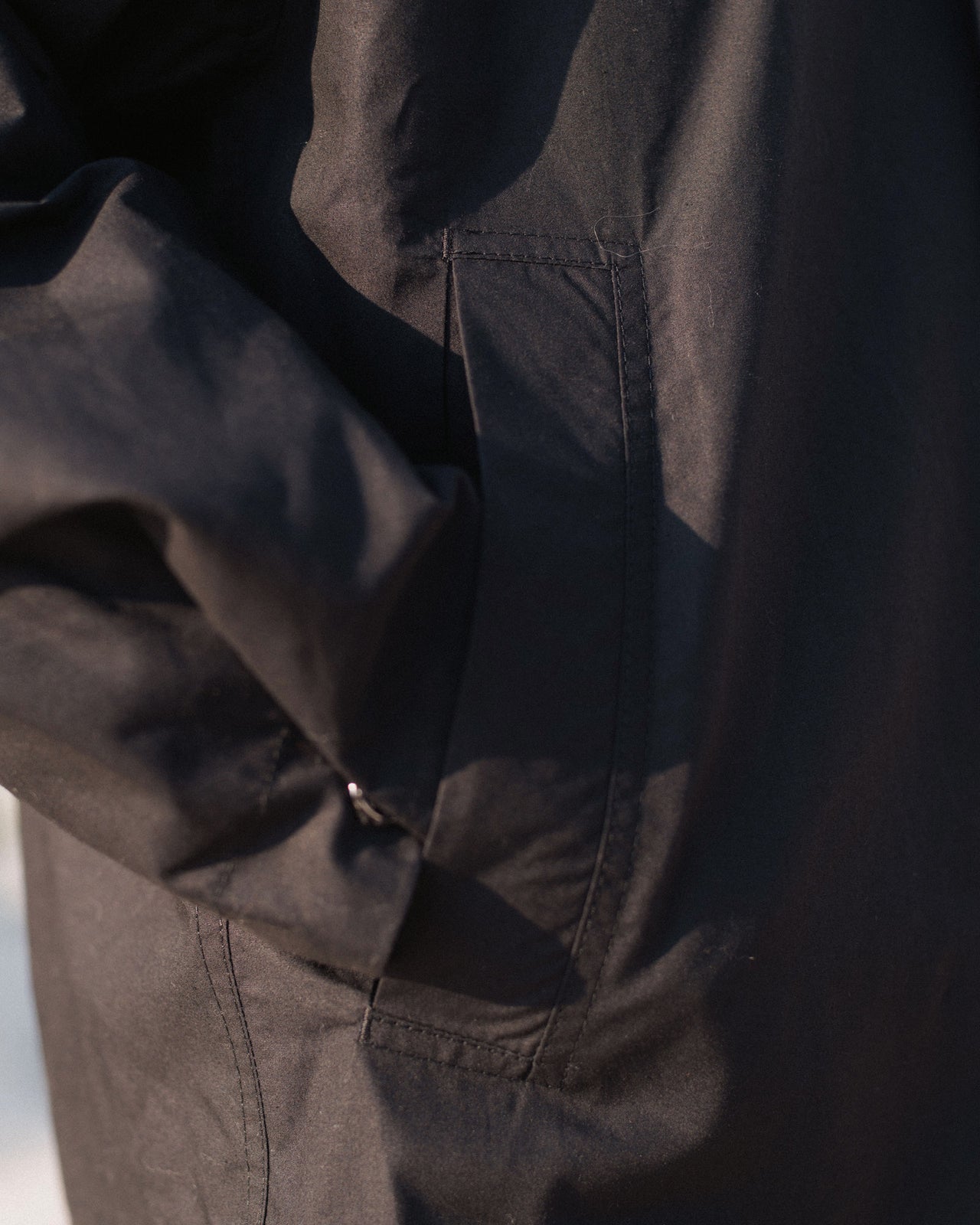 Even Jacket - Waxed Cotton - Black