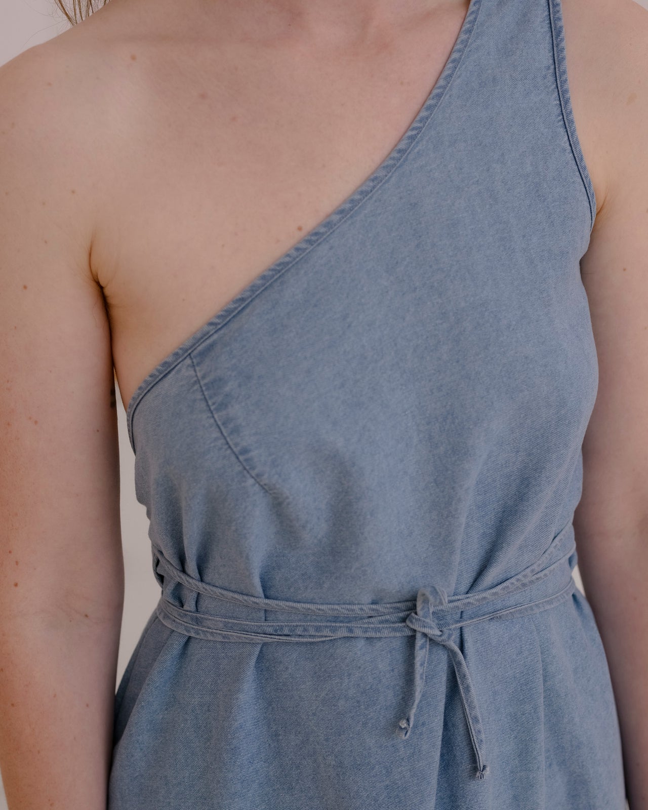 Eye Dress - Silk Cotton - Light Blue Wash