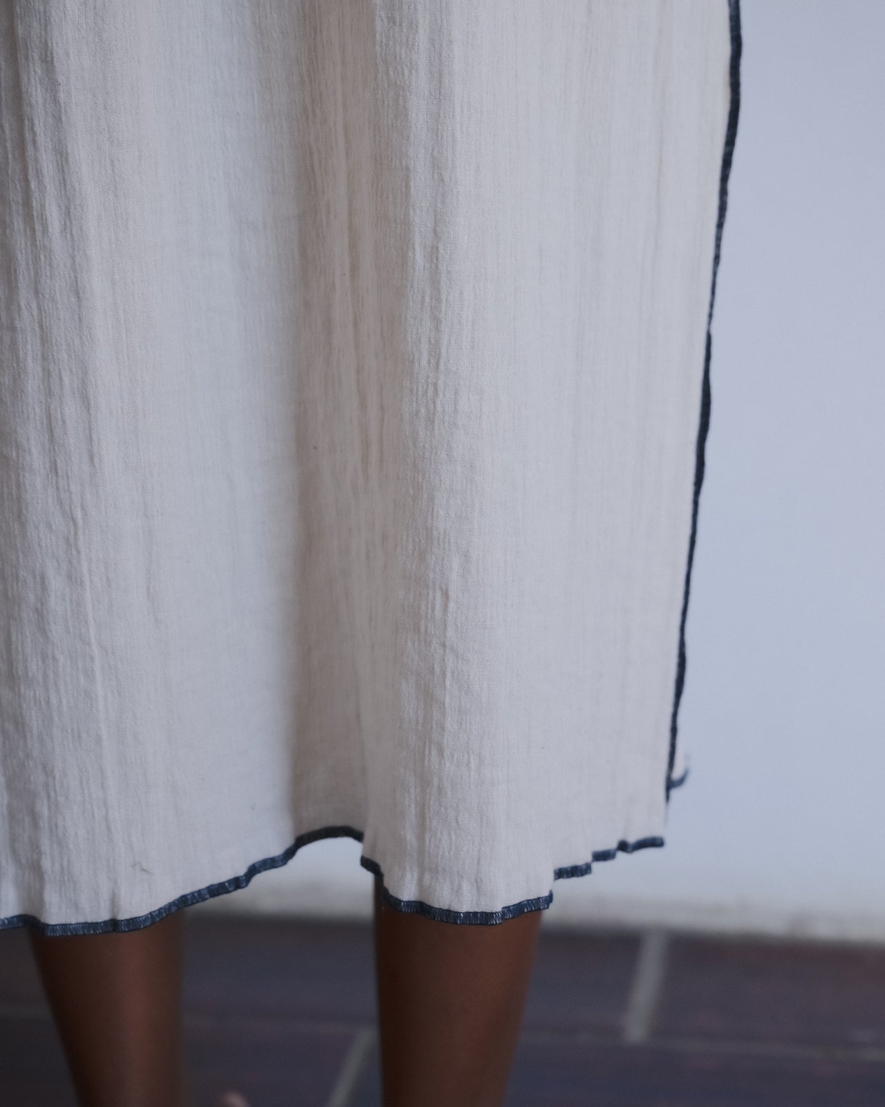 Folio Skirt - Crinkle Linen - Off White