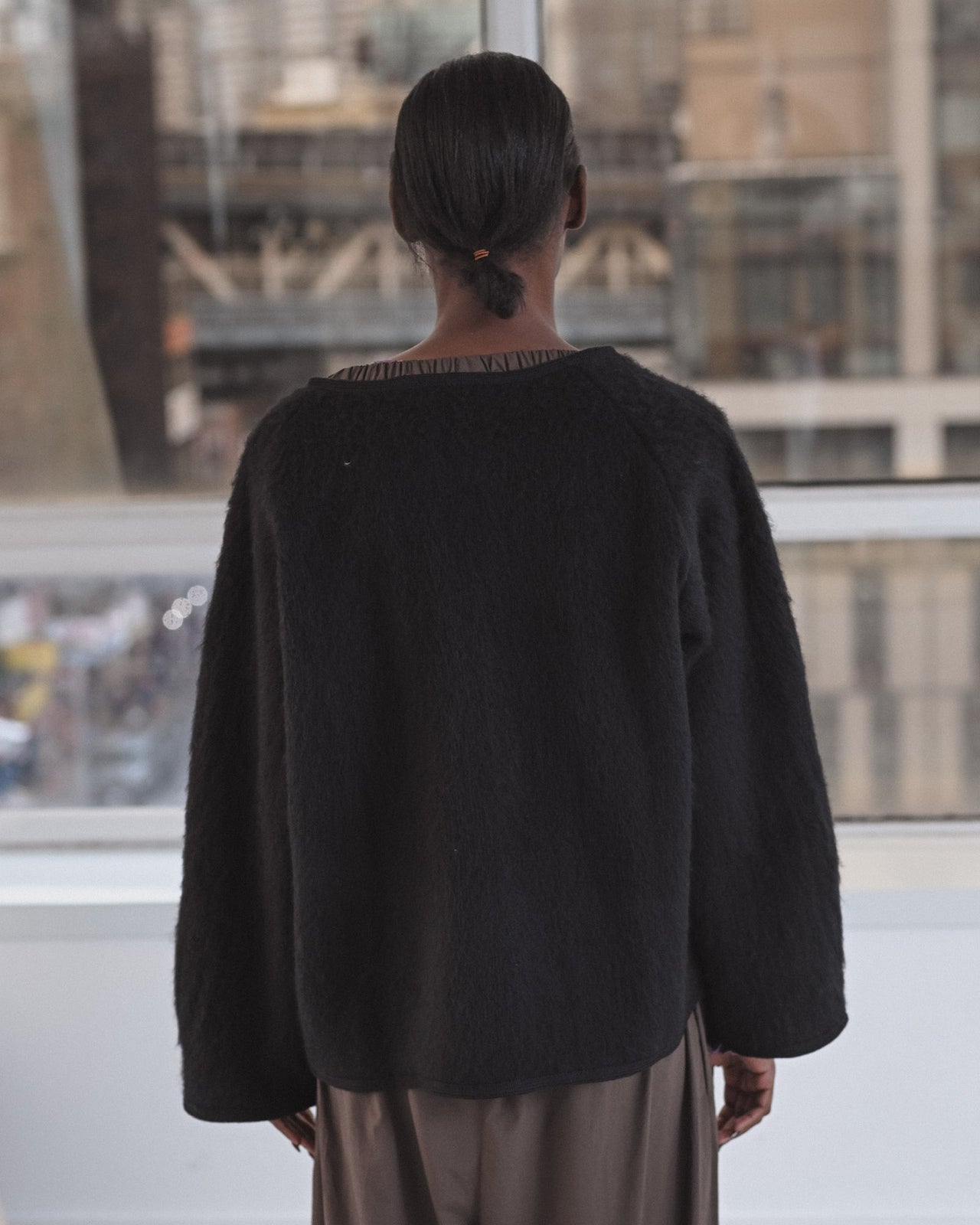 Fortu Jacket - Brushed Wool - Black