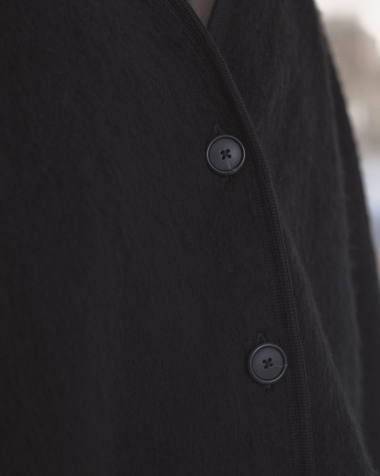 Fortu Jacket - Brushed Wool - Black