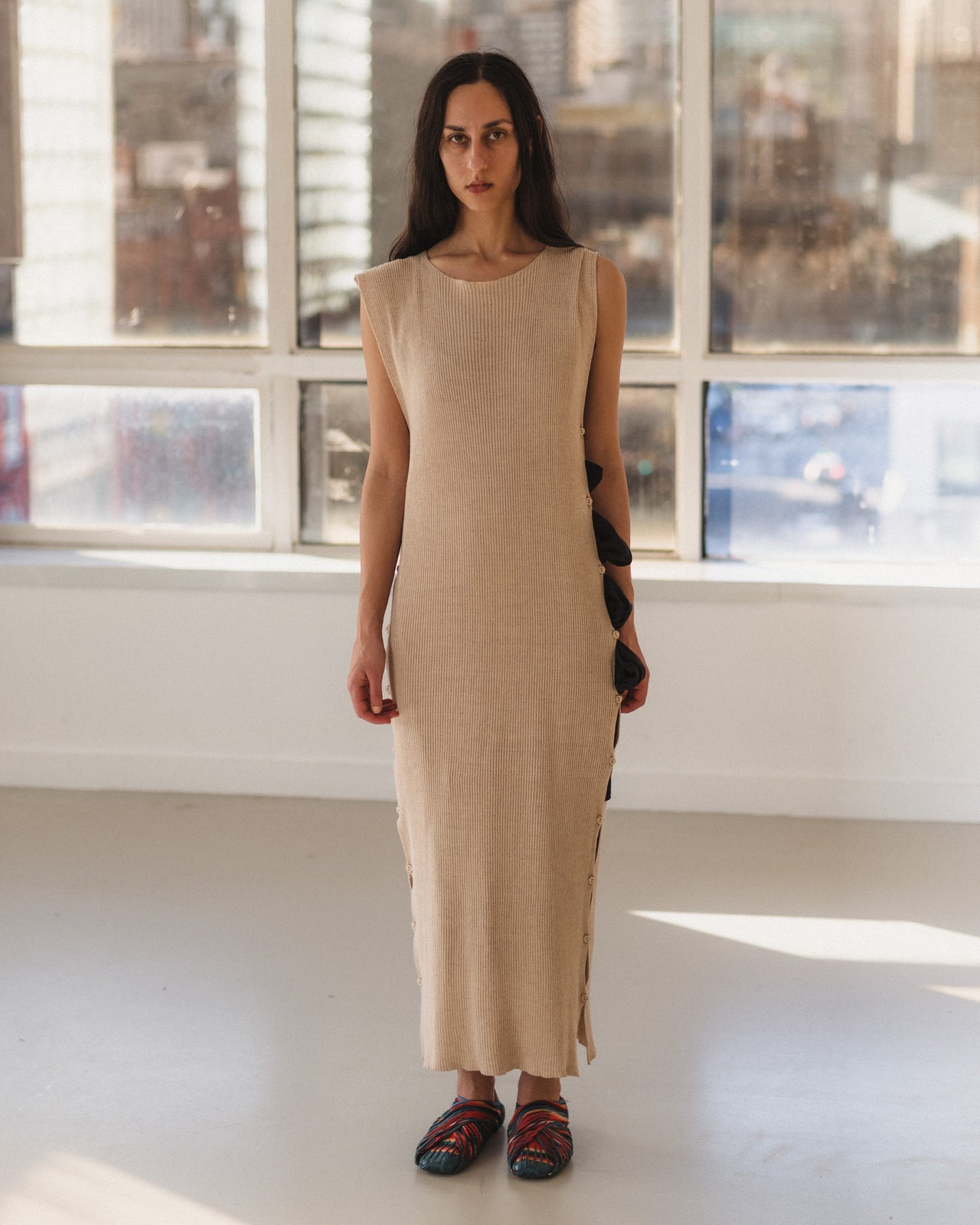 Franca Dress - Linen - Lata Beige