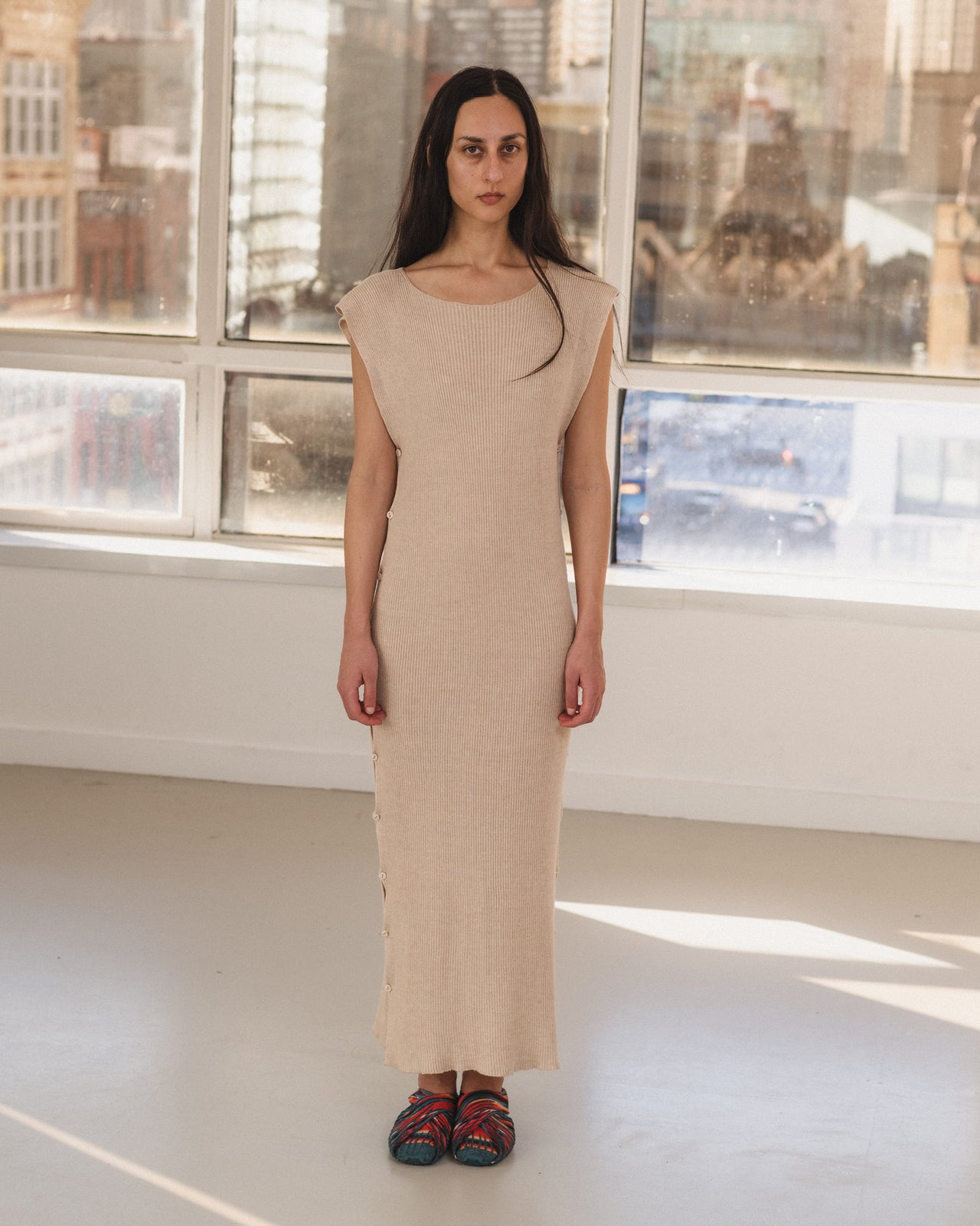Franca Dress - Linen - Lata Beige