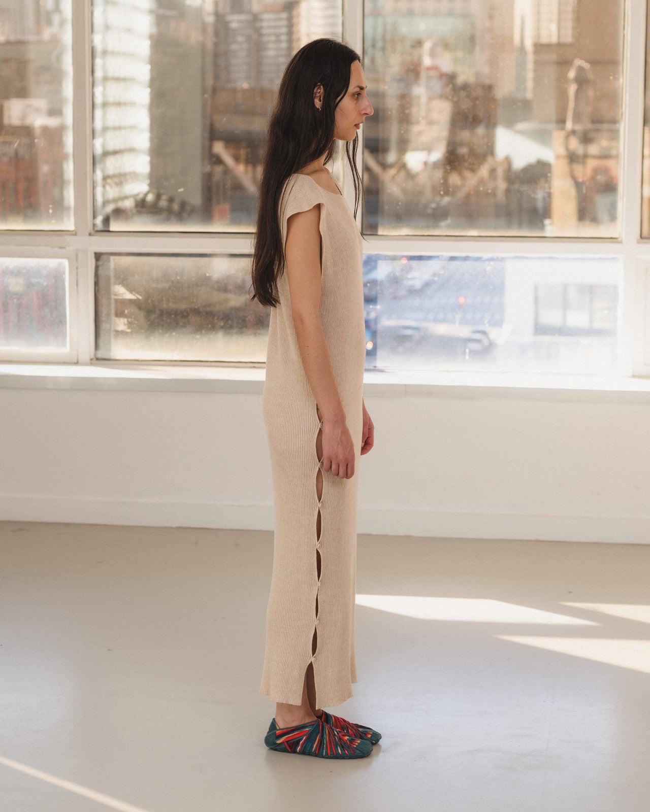 Franca Dress - Linen - Lata Beige