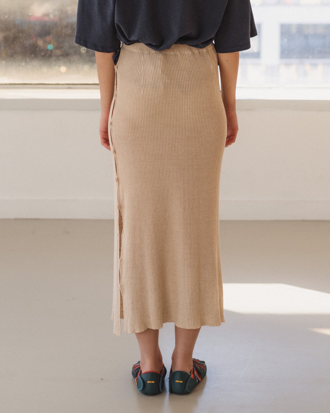 Franca Skirt - Linen - Lata Beige