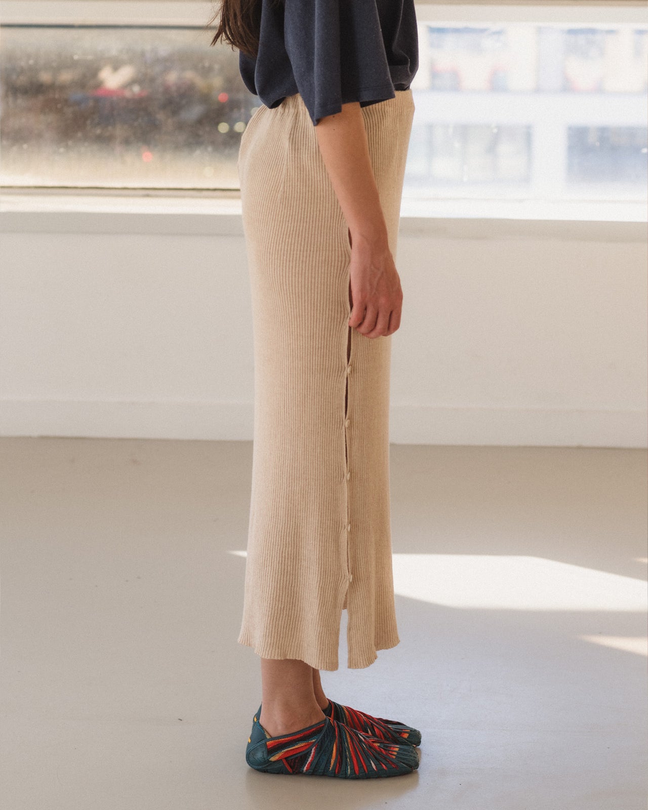 Franca Skirt - Linen - Lata Beige
