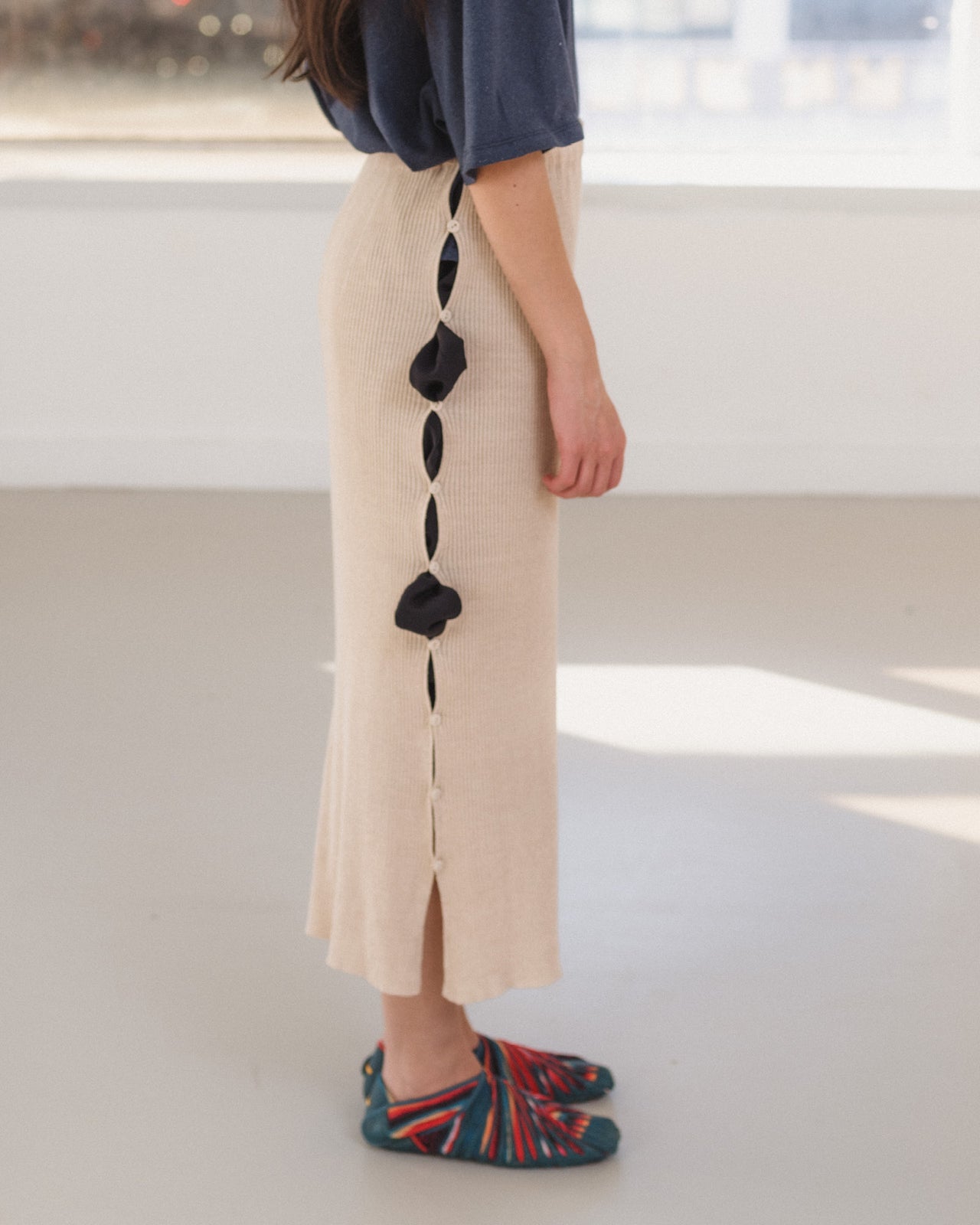 Franca Skirt - Linen - Lata Beige