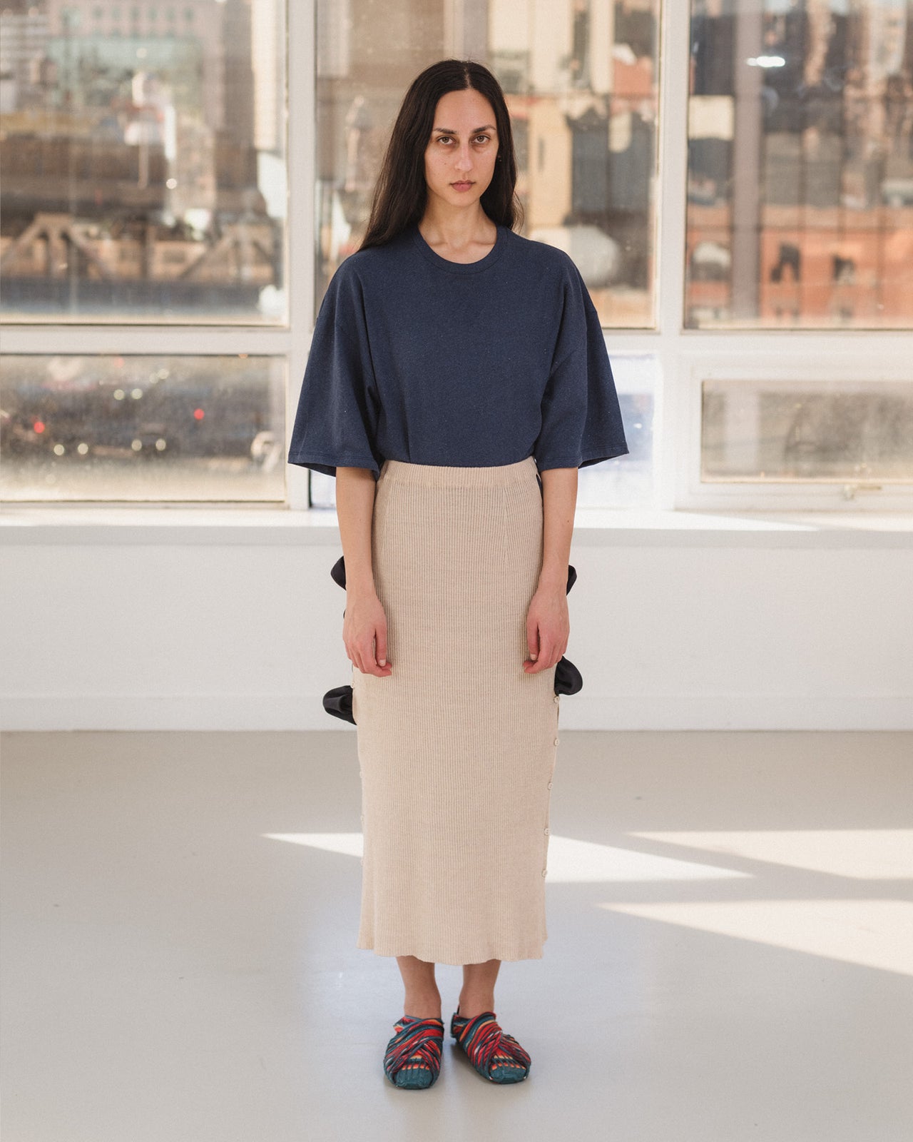 Franca Skirt - Linen - Lata Beige