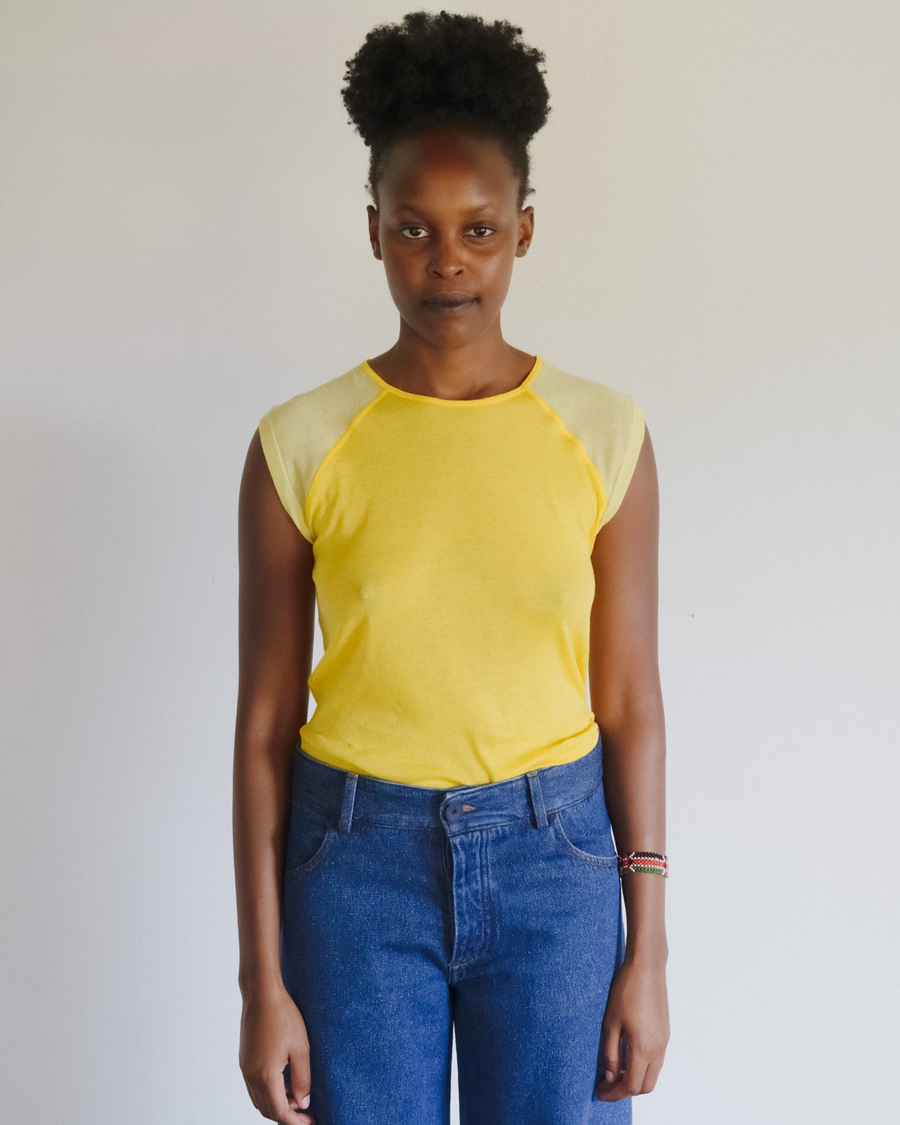 Gene Tank - Organic Cotton - Yellow / One Yellow