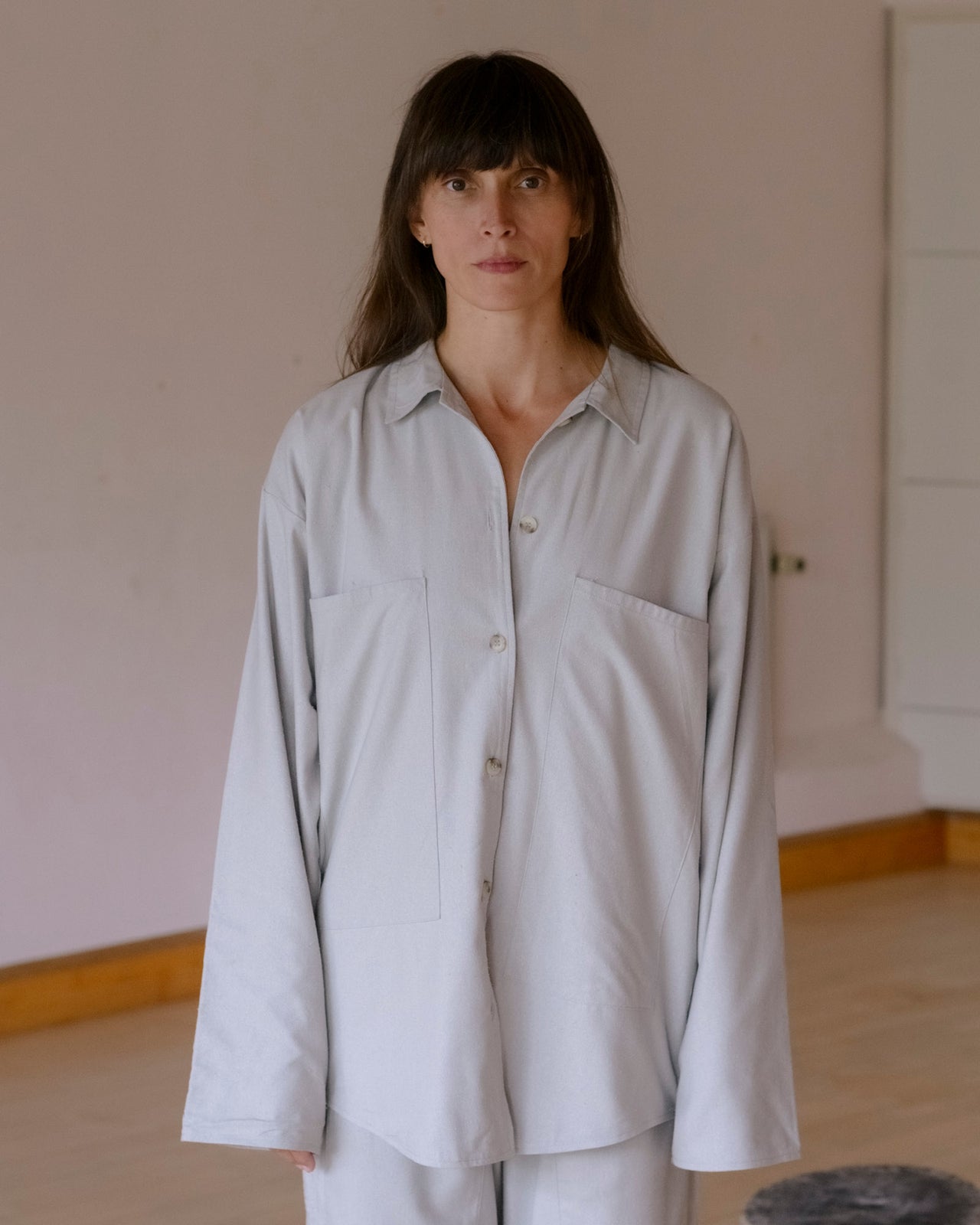 Gren Overshirt - Wild Silk - Prun Grey