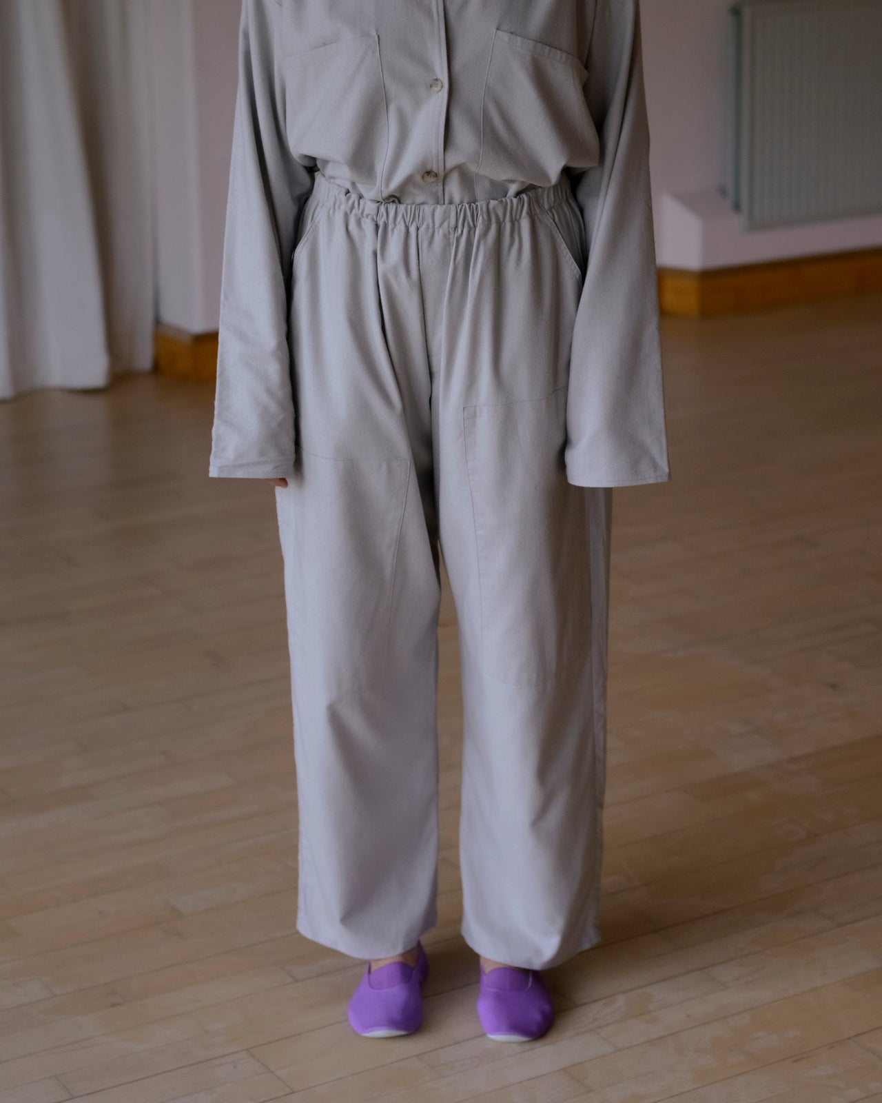 Gren Pants - Wild Silk - Prun Grey