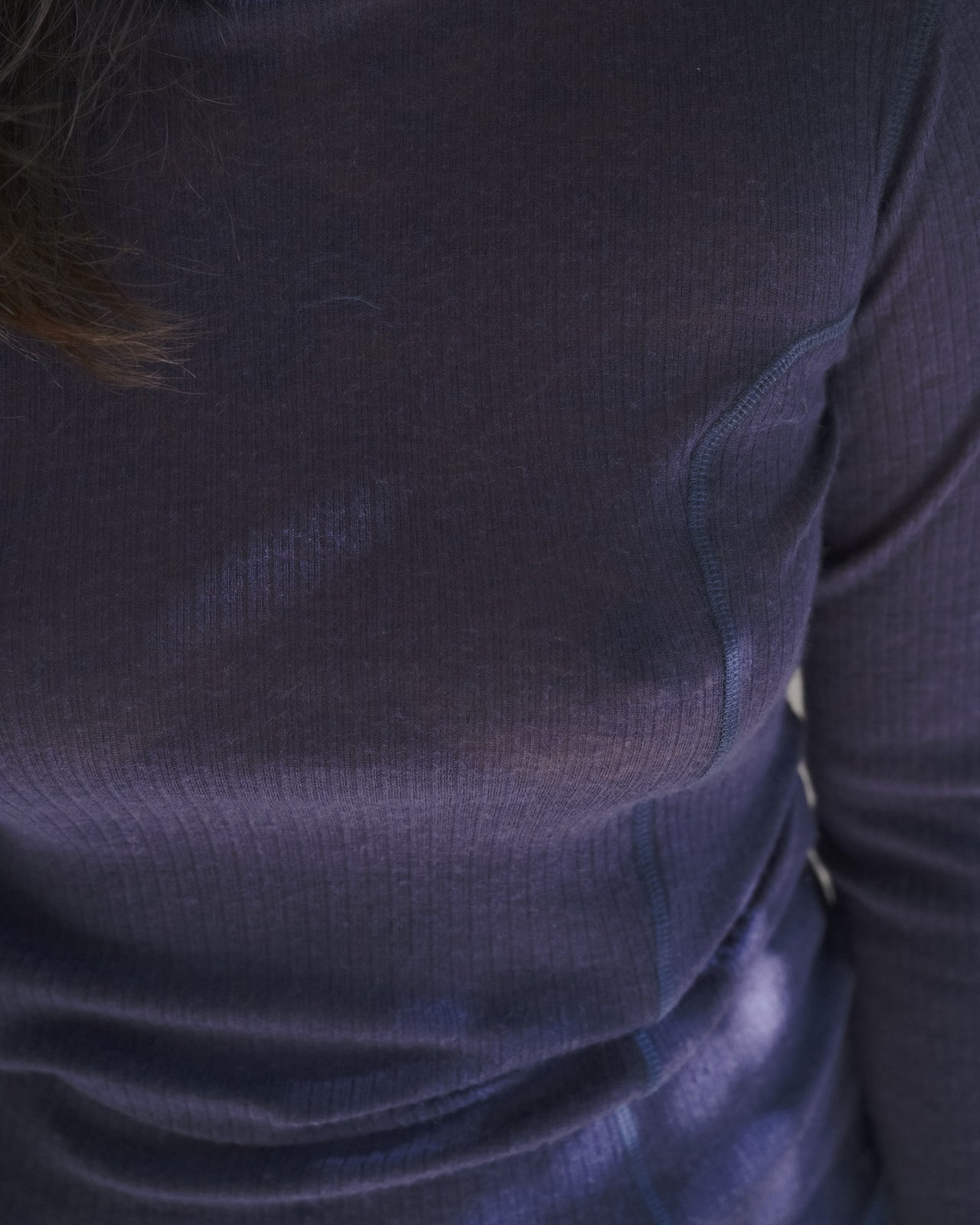 Hanifa Hoodie - Fine Wool Rib - Murano Navy