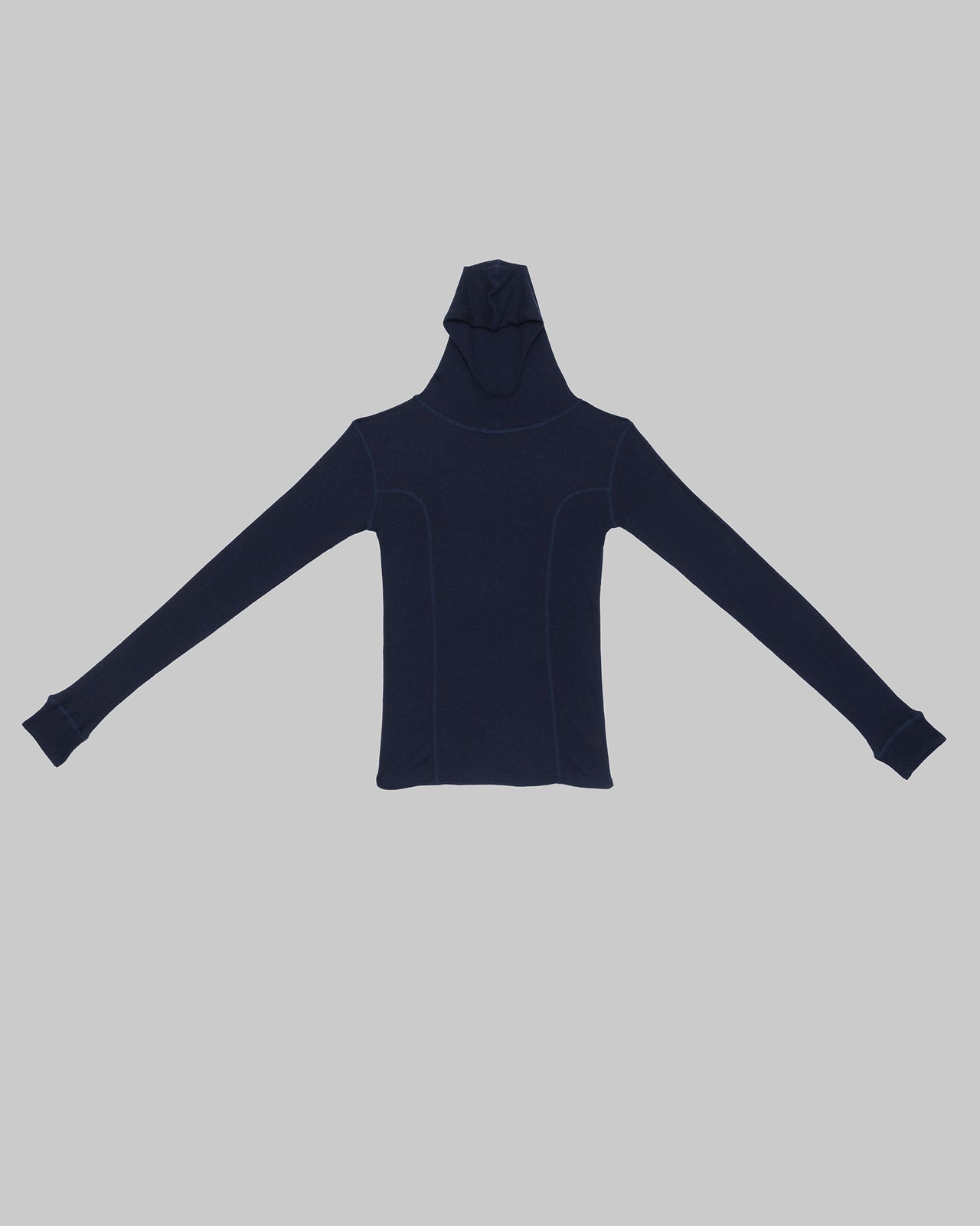 Hanifa Hoodie - Fine Wool Rib - Murano Navy