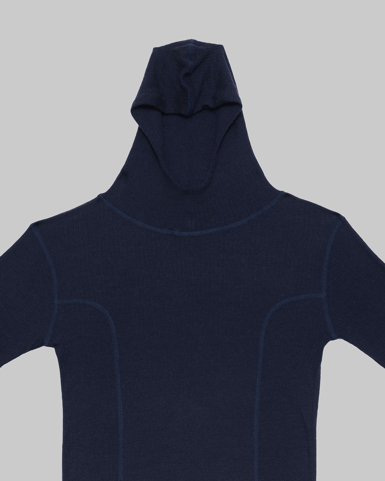 Hanifa Hoodie - Fine Wool Rib - Murano Navy