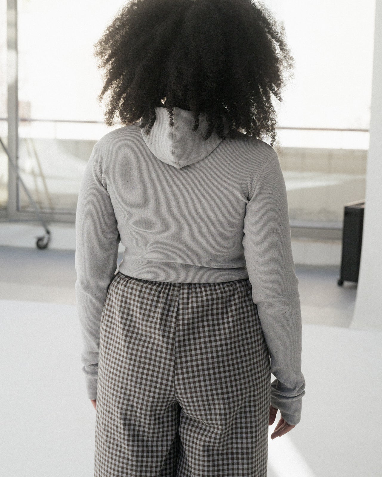 Hanifa Hoodie - Recycled Cotton - Grey Melange