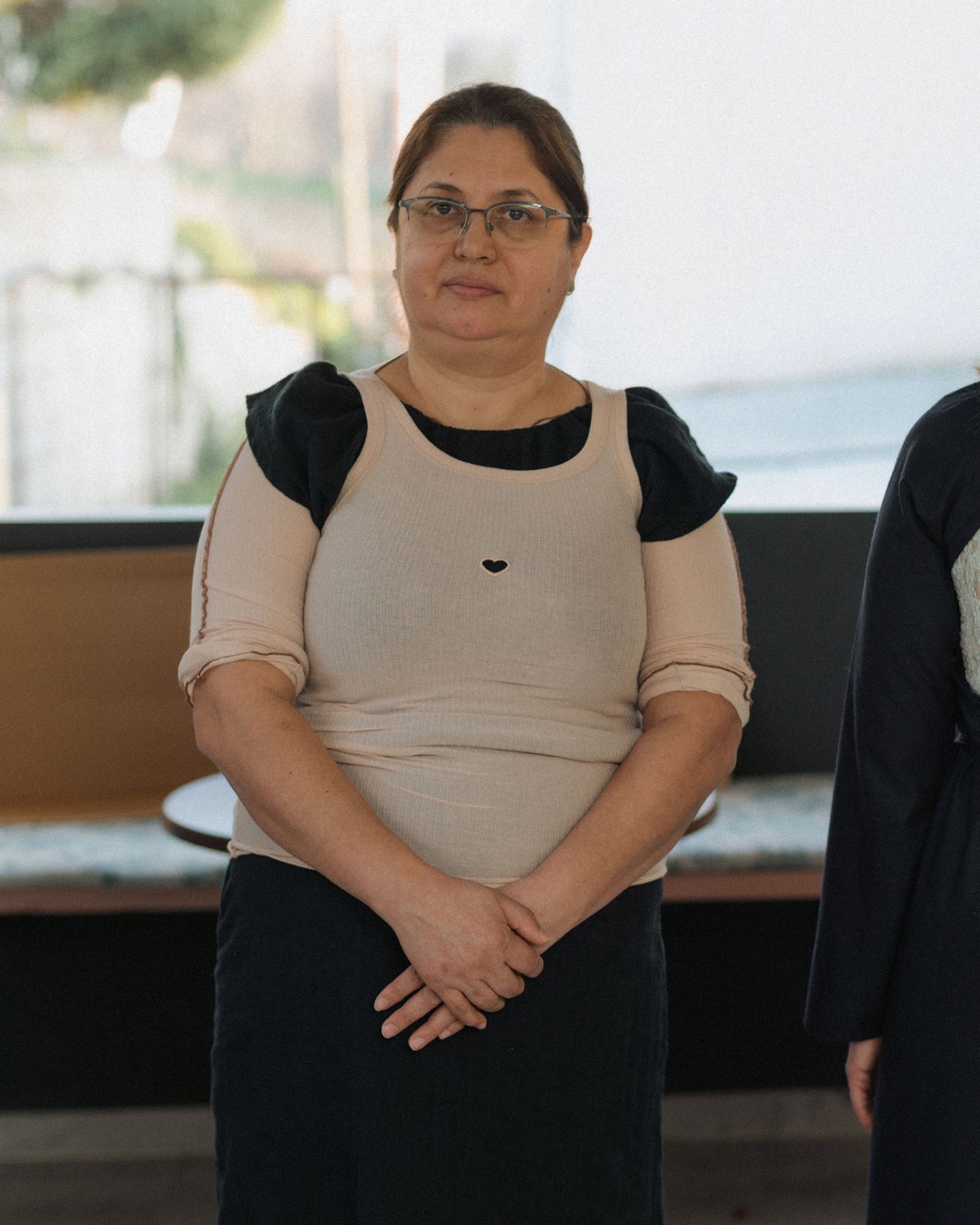 Heart Tank - Organic Cotton Rib - Tin Beige